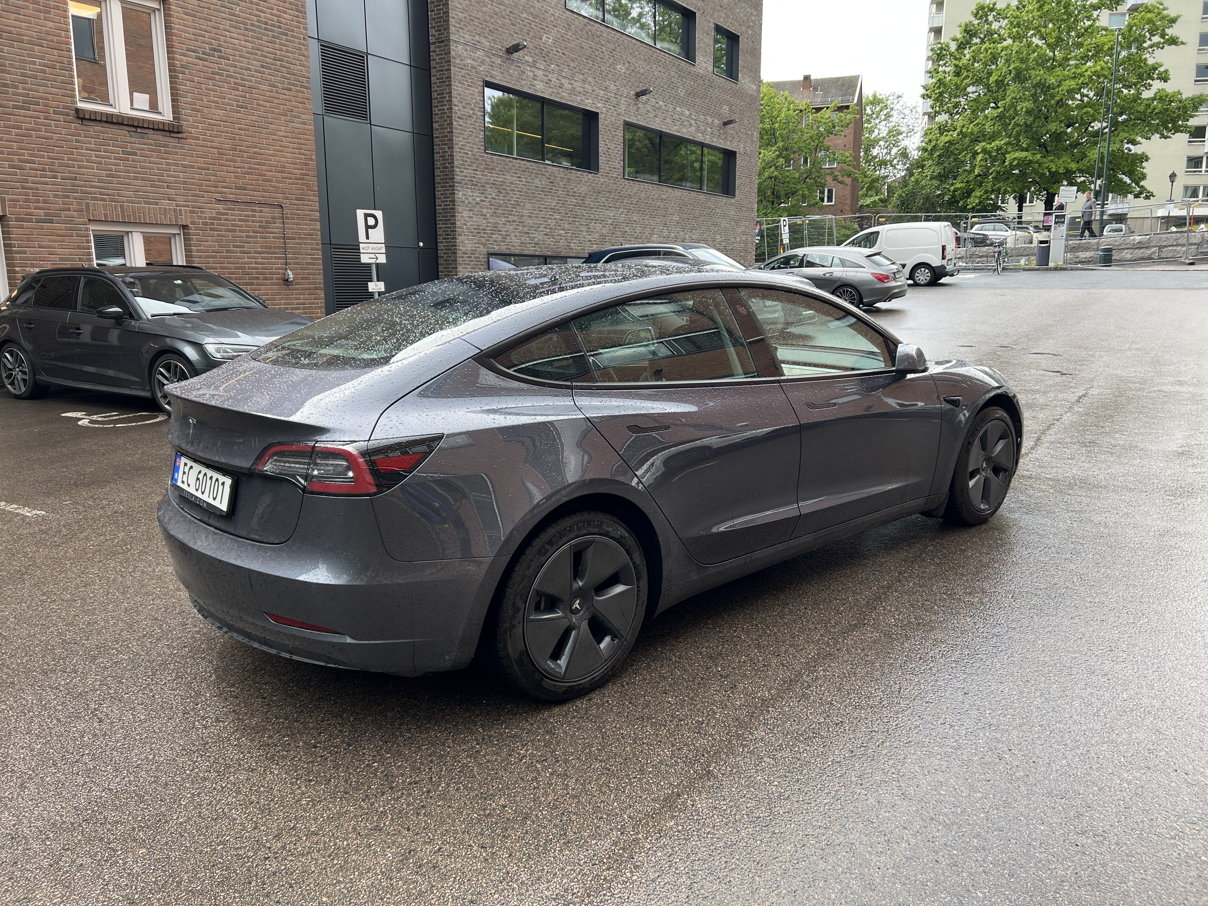 Tesla Model 3 with GPS