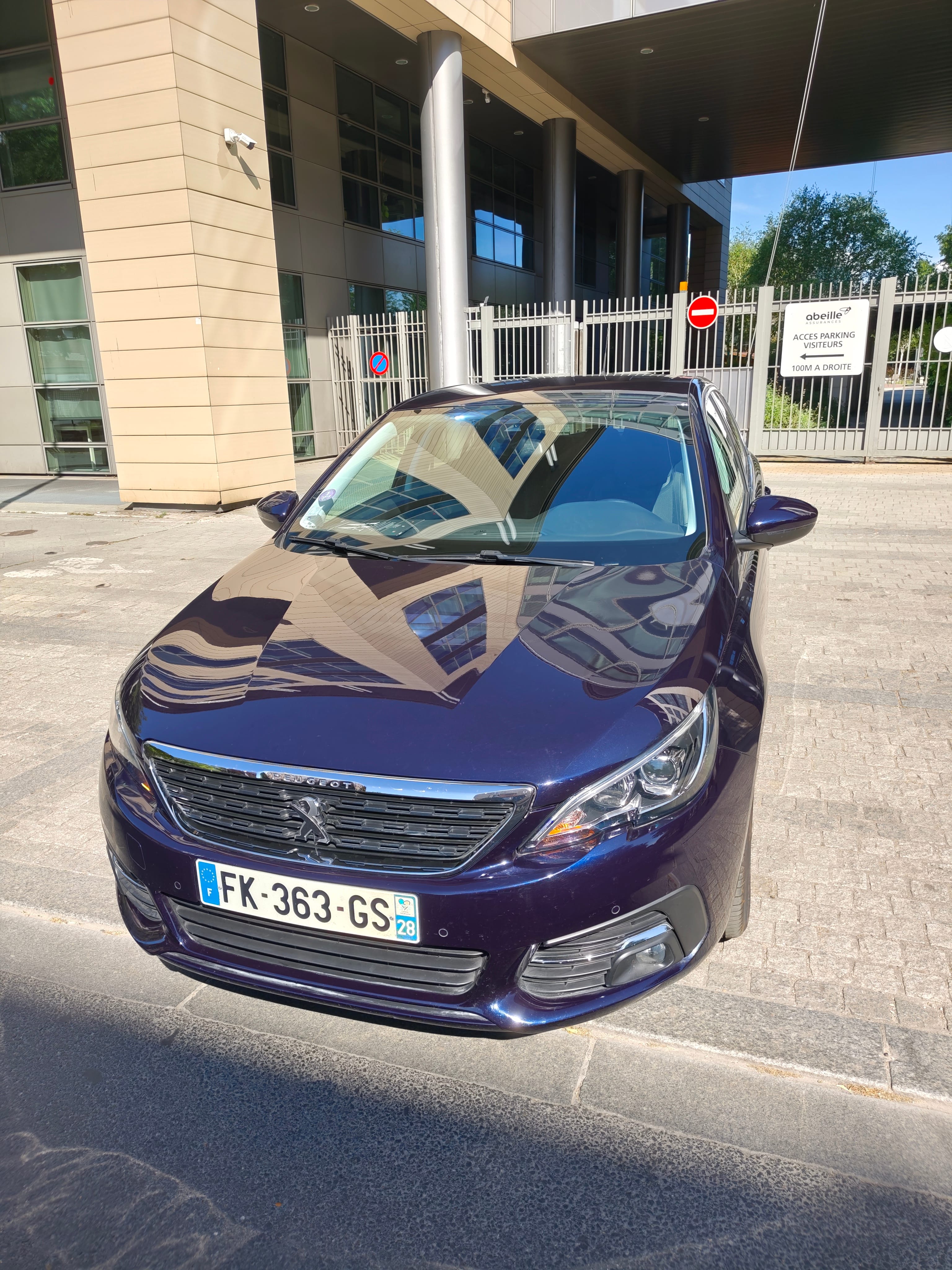 Peugeot 308 avec Caméra de recul