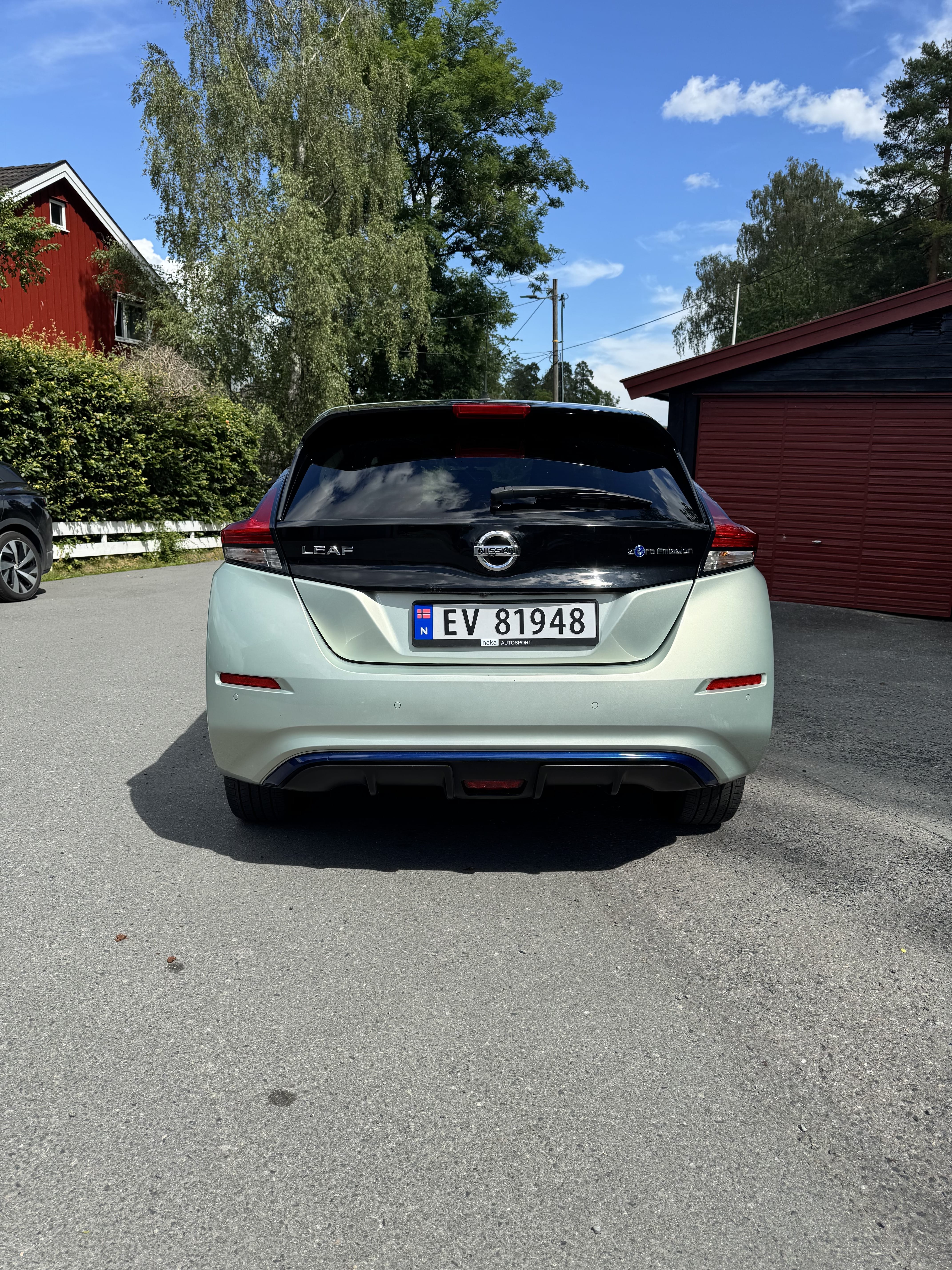 Nissan Leaf med GPS