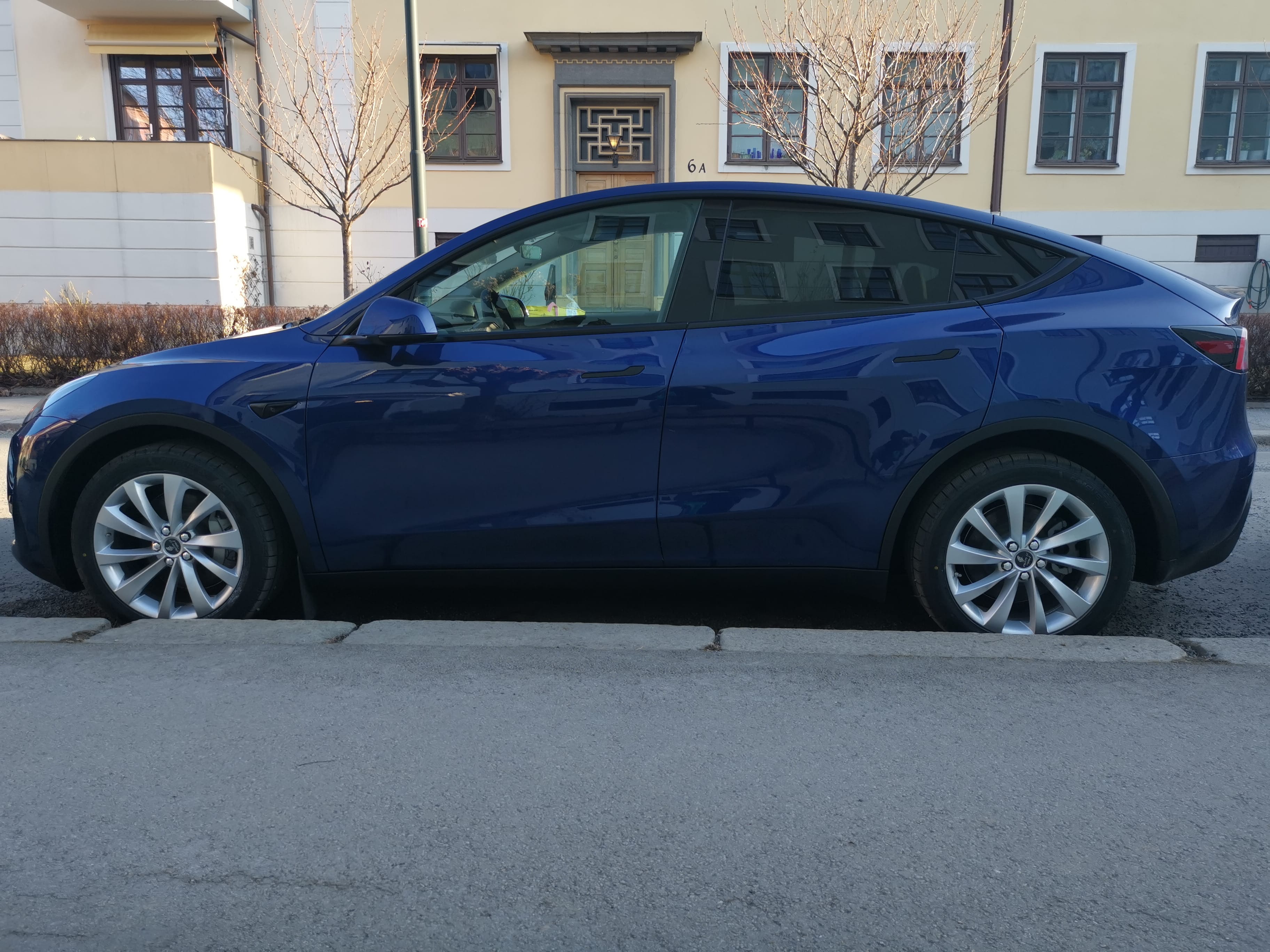 Tesla Model Y mit Klimaanlage