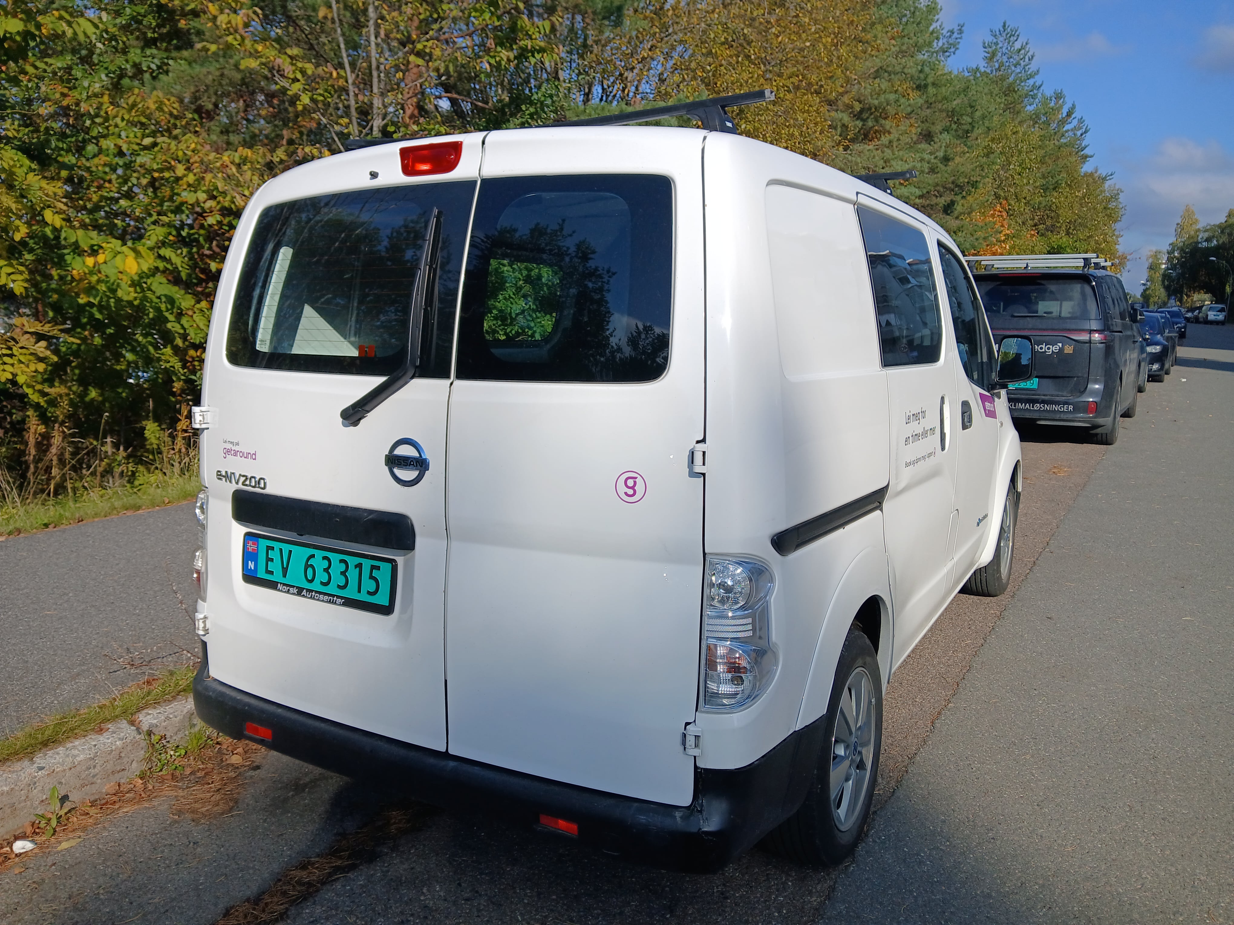 Nissan NV200 med Ryggekamera