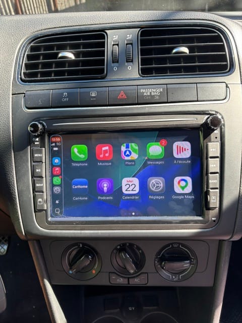 Volkswagen Polo 1.2 essence avec Apple CarPlay