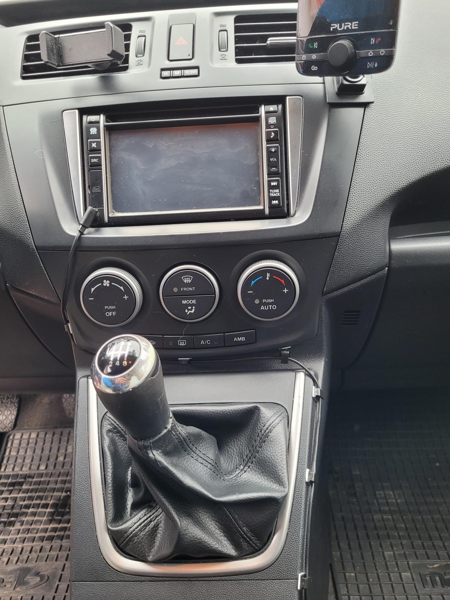 Mazda 5 med Skiboks
