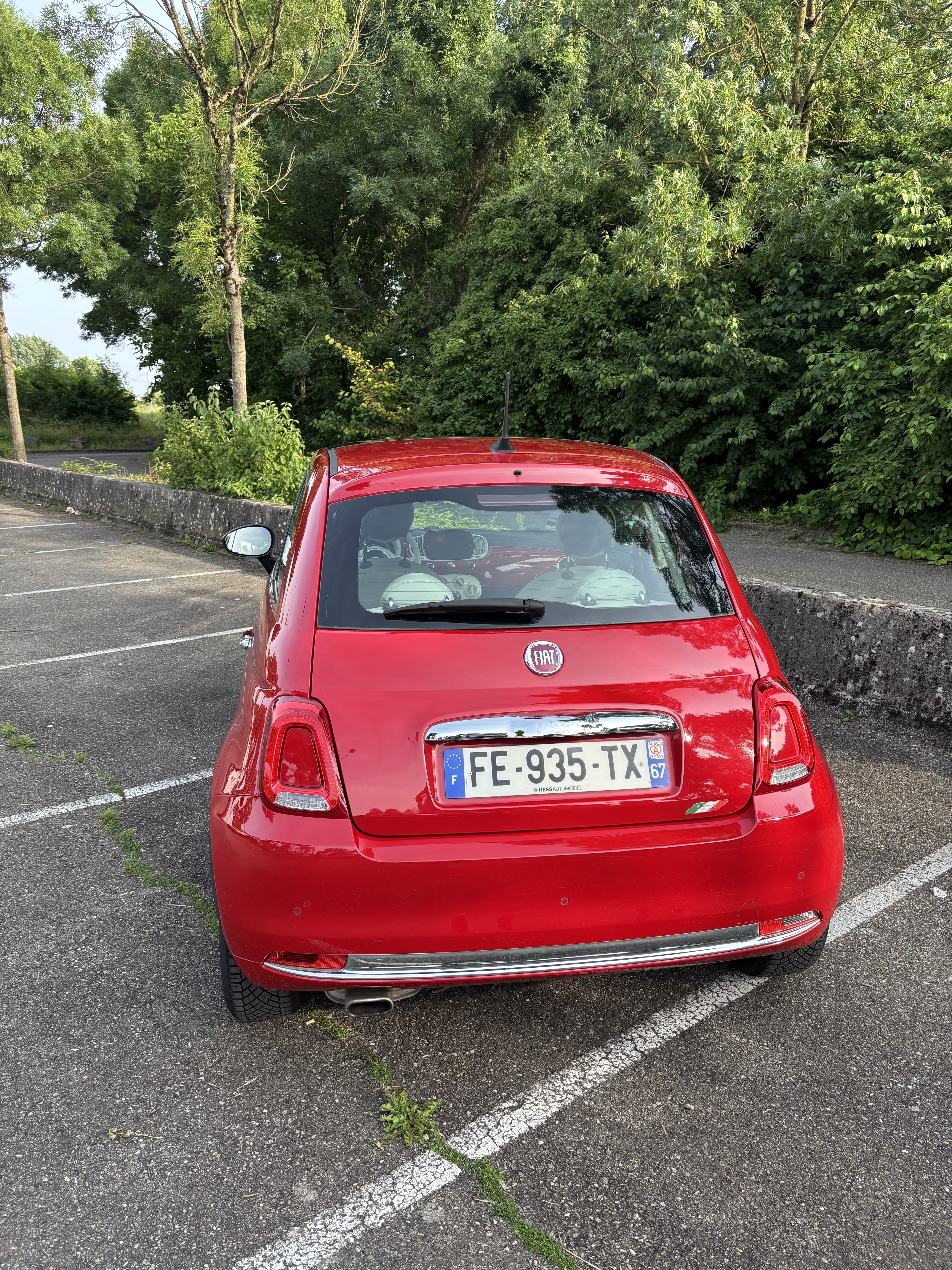 Fiat 500 avec GPS