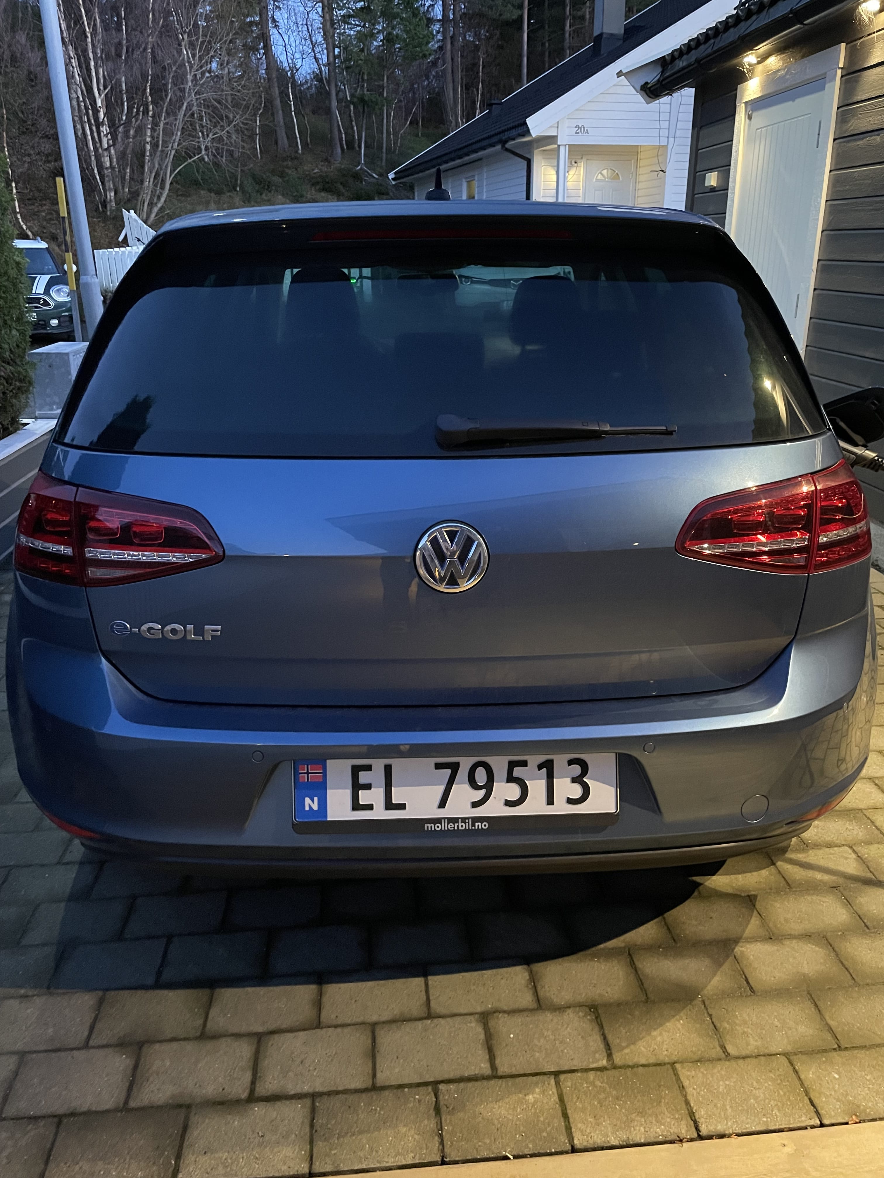 Volkswagen e-Golf med Ryggekamera