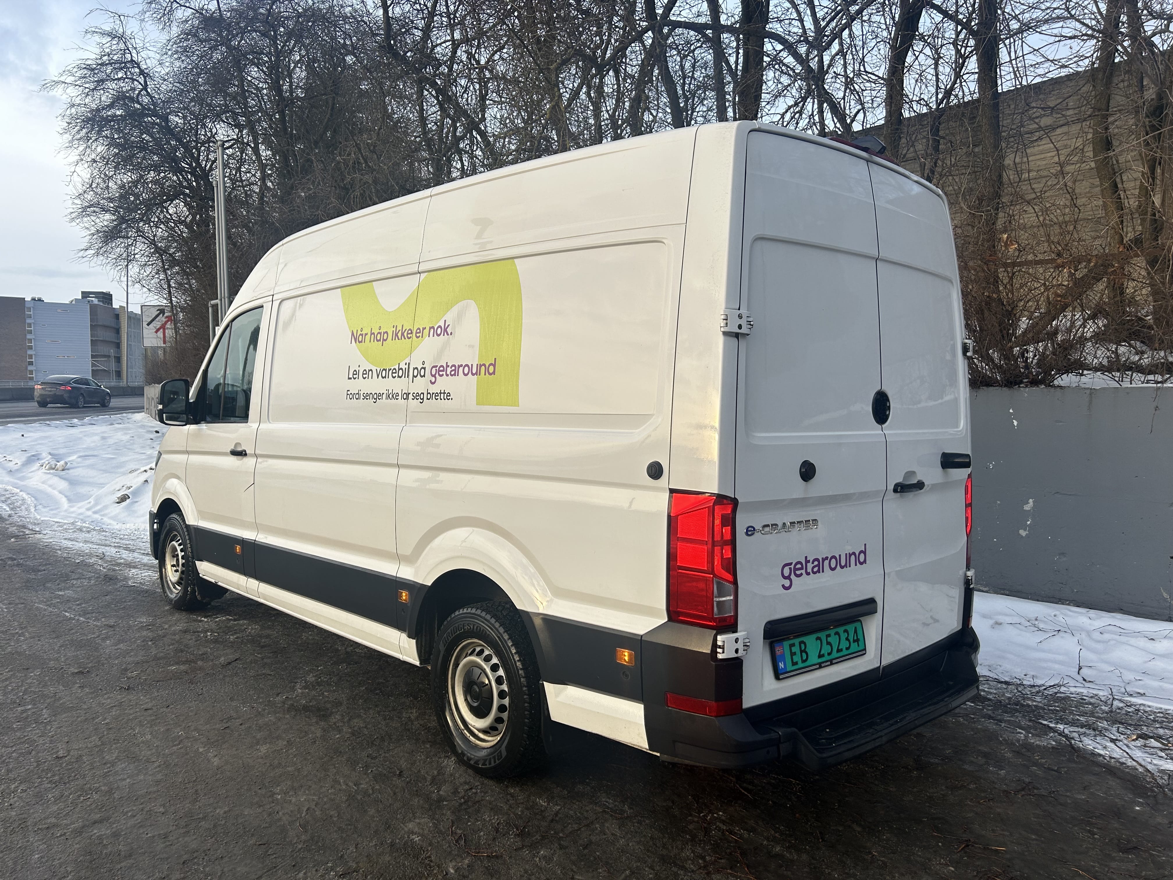 Volkswagen e-Crafter med GPS