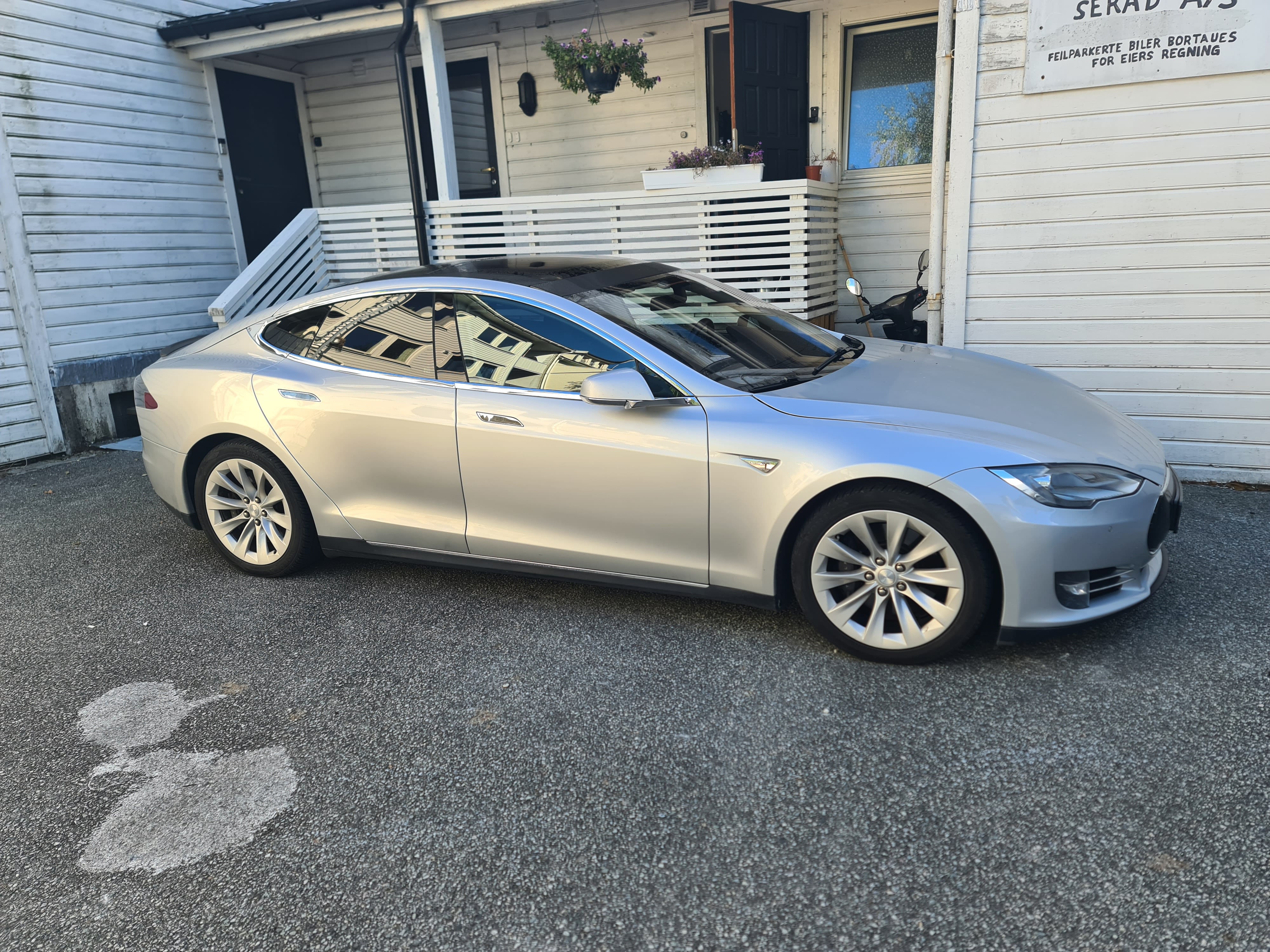 Tesla Model S med Aircondition