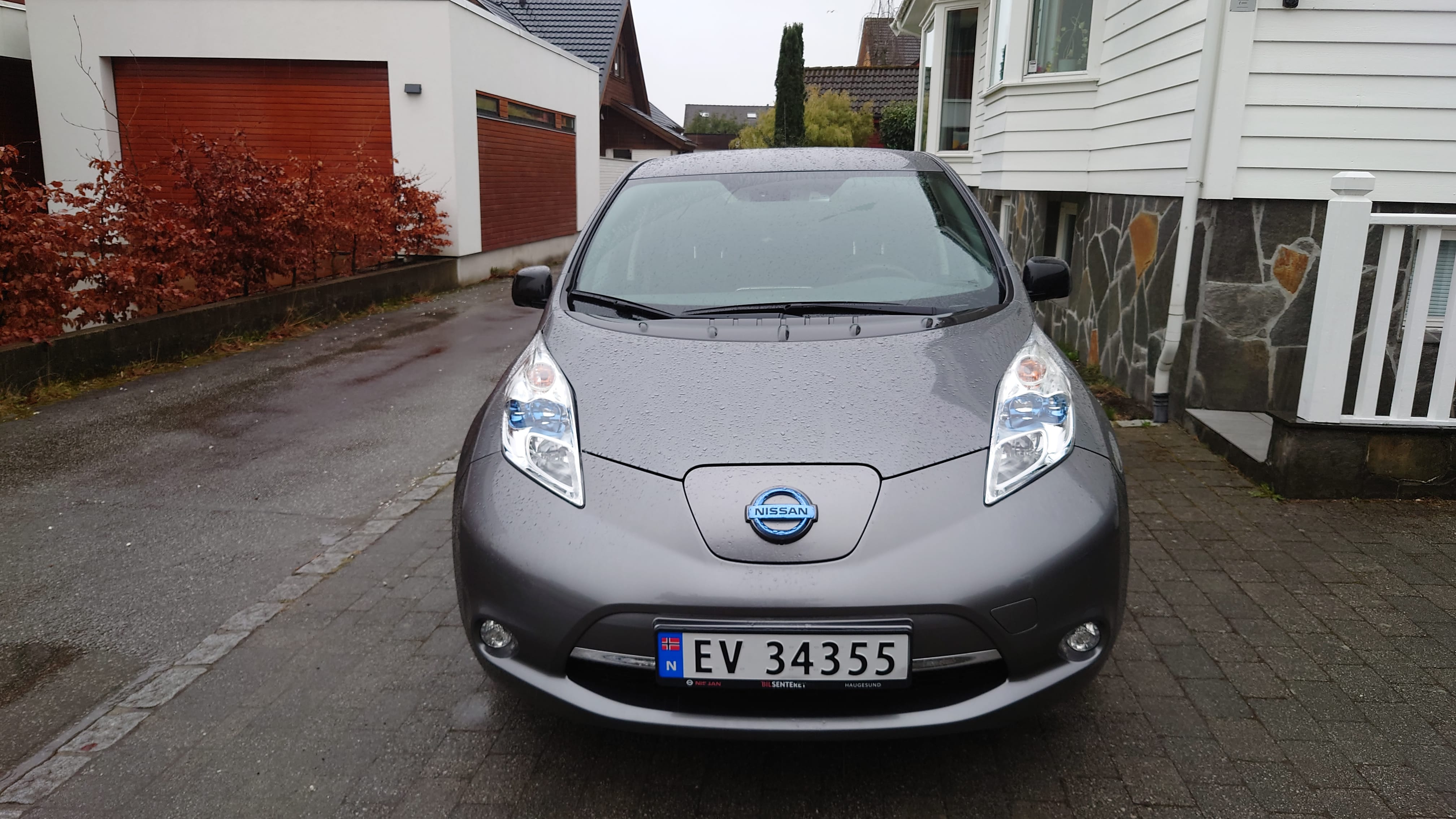Nissan Leaf med GPS