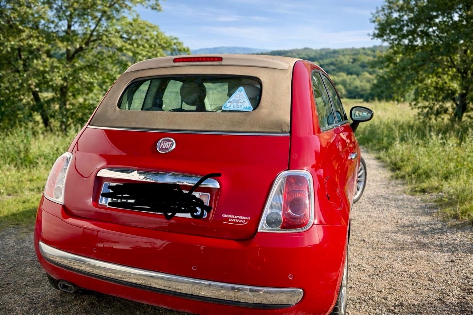 Fiat 500 C avec Climatisation