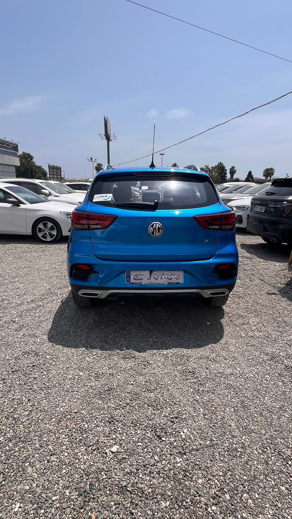 MG ZS mit Navigationsgerät