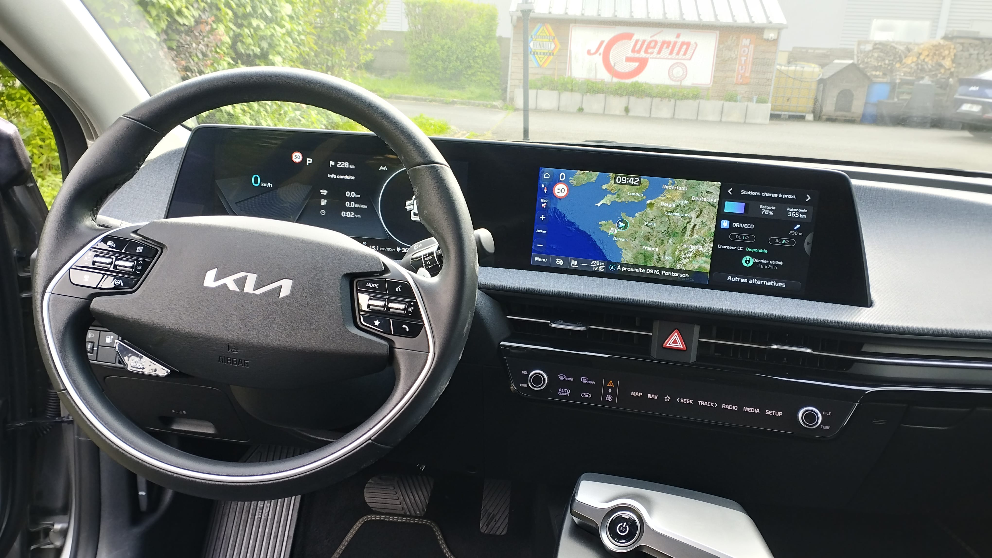 Kia EV6 avec GPS