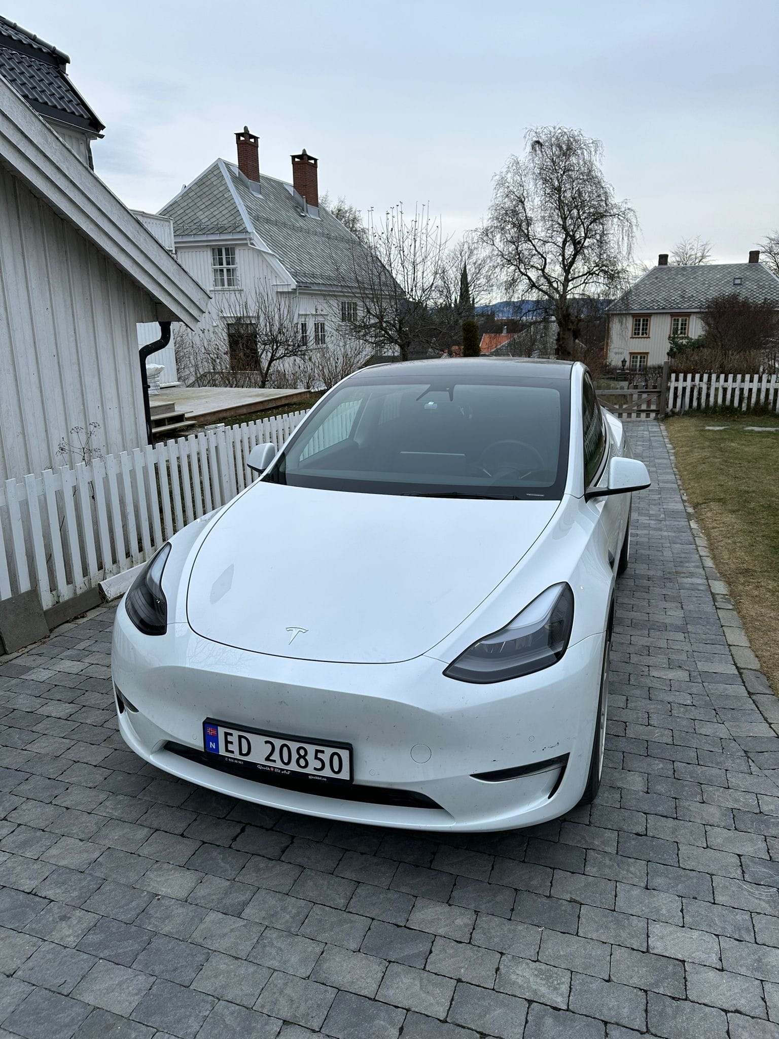 Tesla Model Y with Cruise control