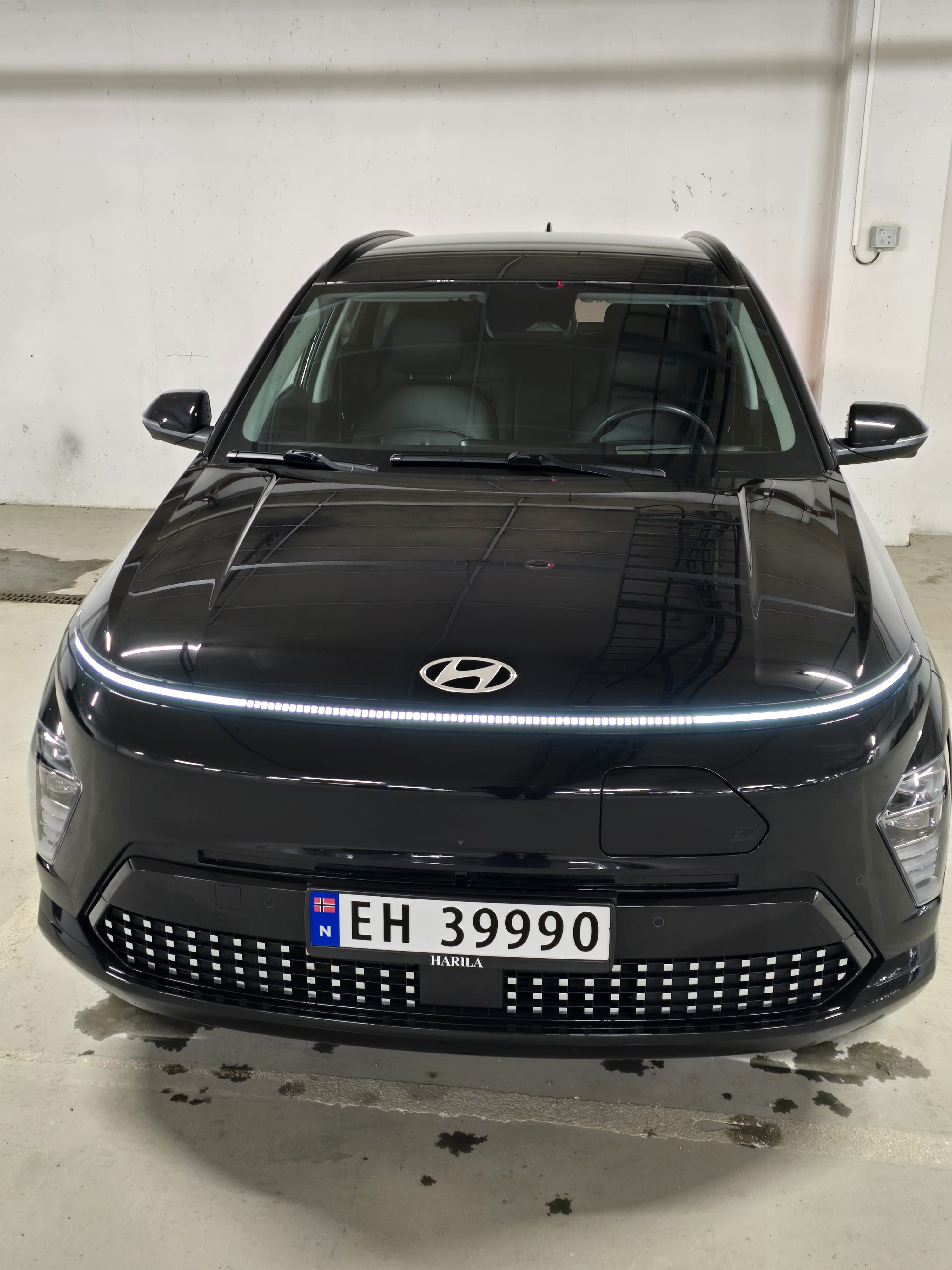 Hyundai Kona Electric med Lydinngang