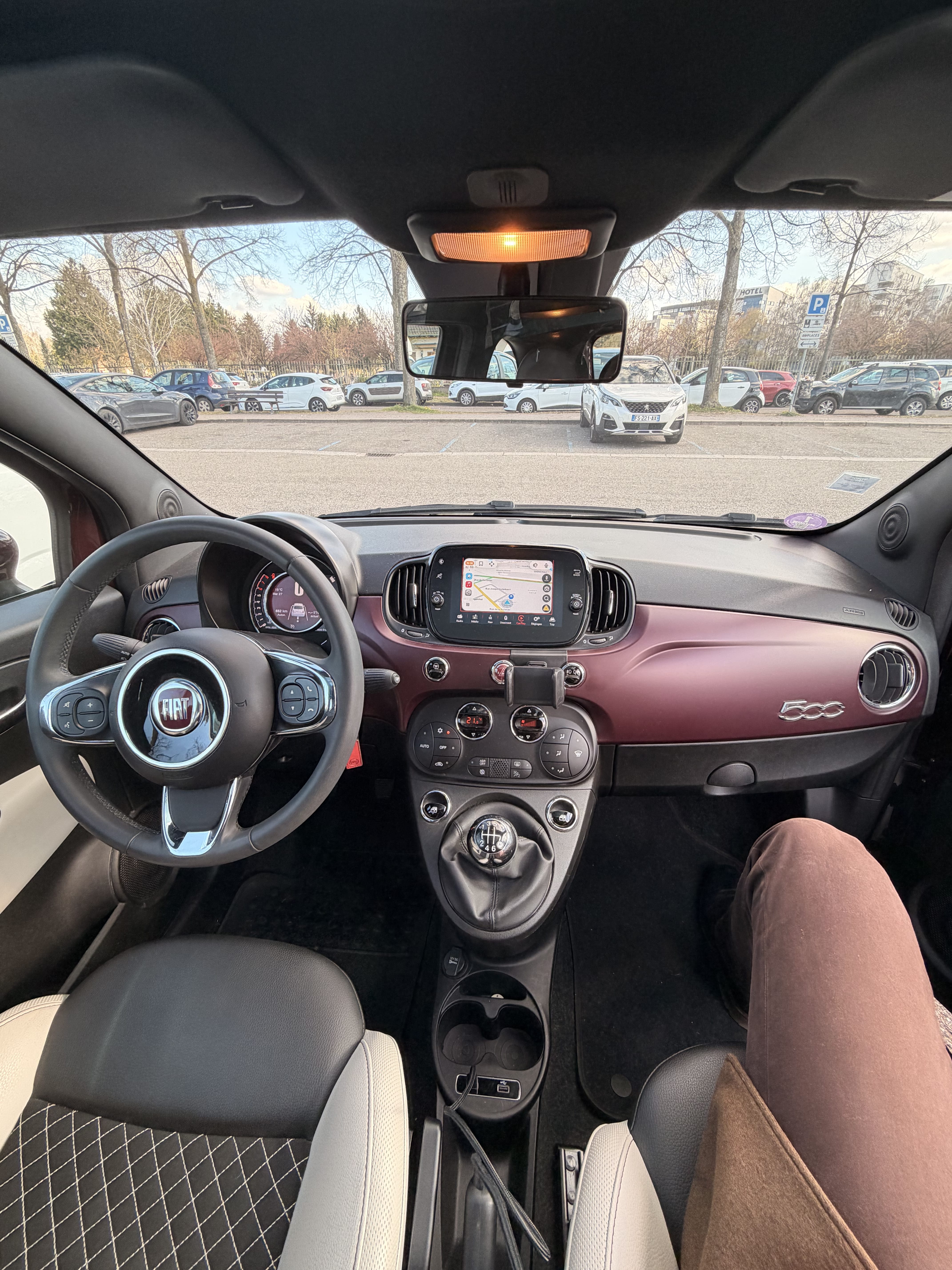 Fiat 500 avec Régulateur de vitesse