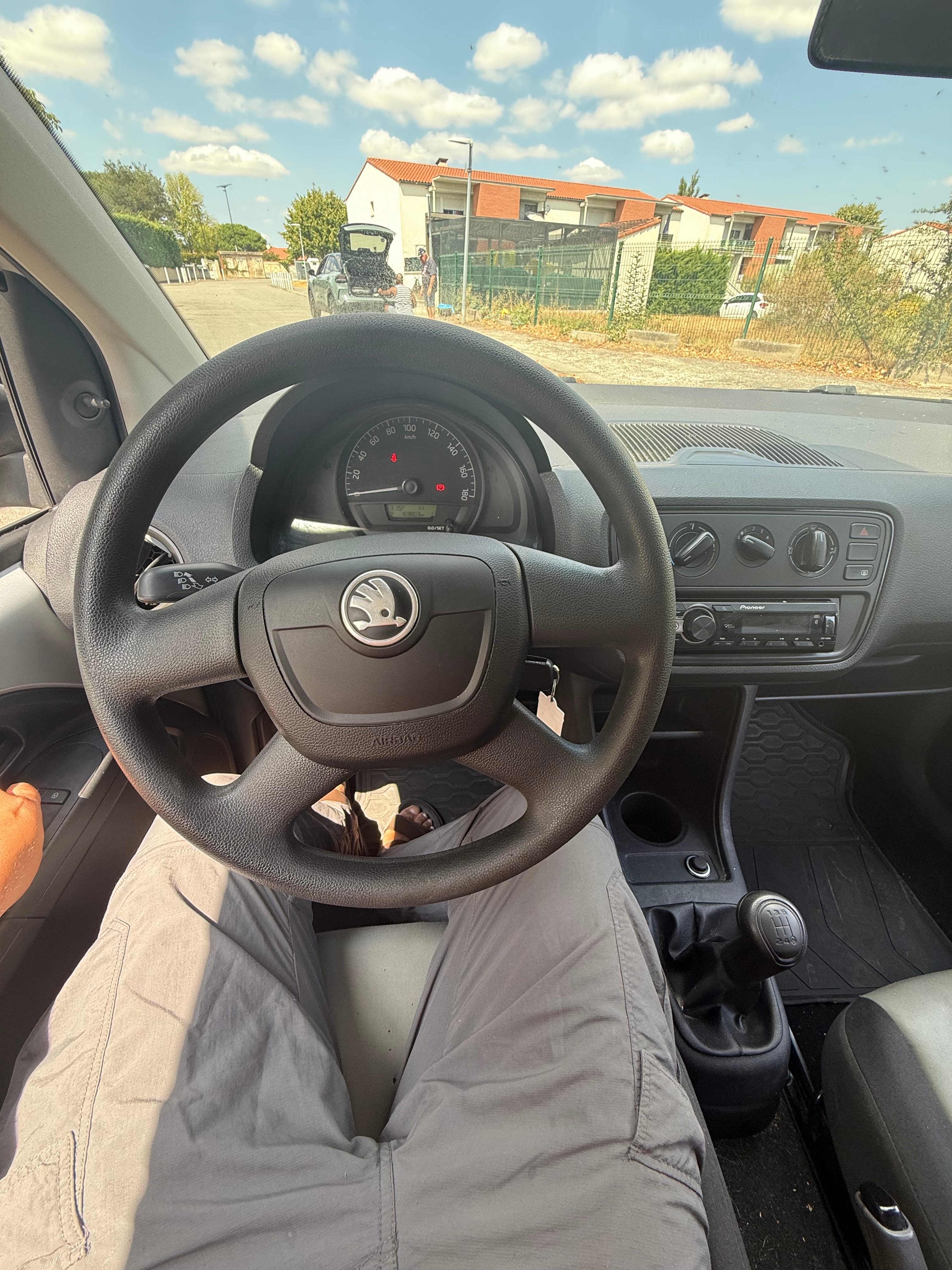 Skoda Citigo avec Siège bébé