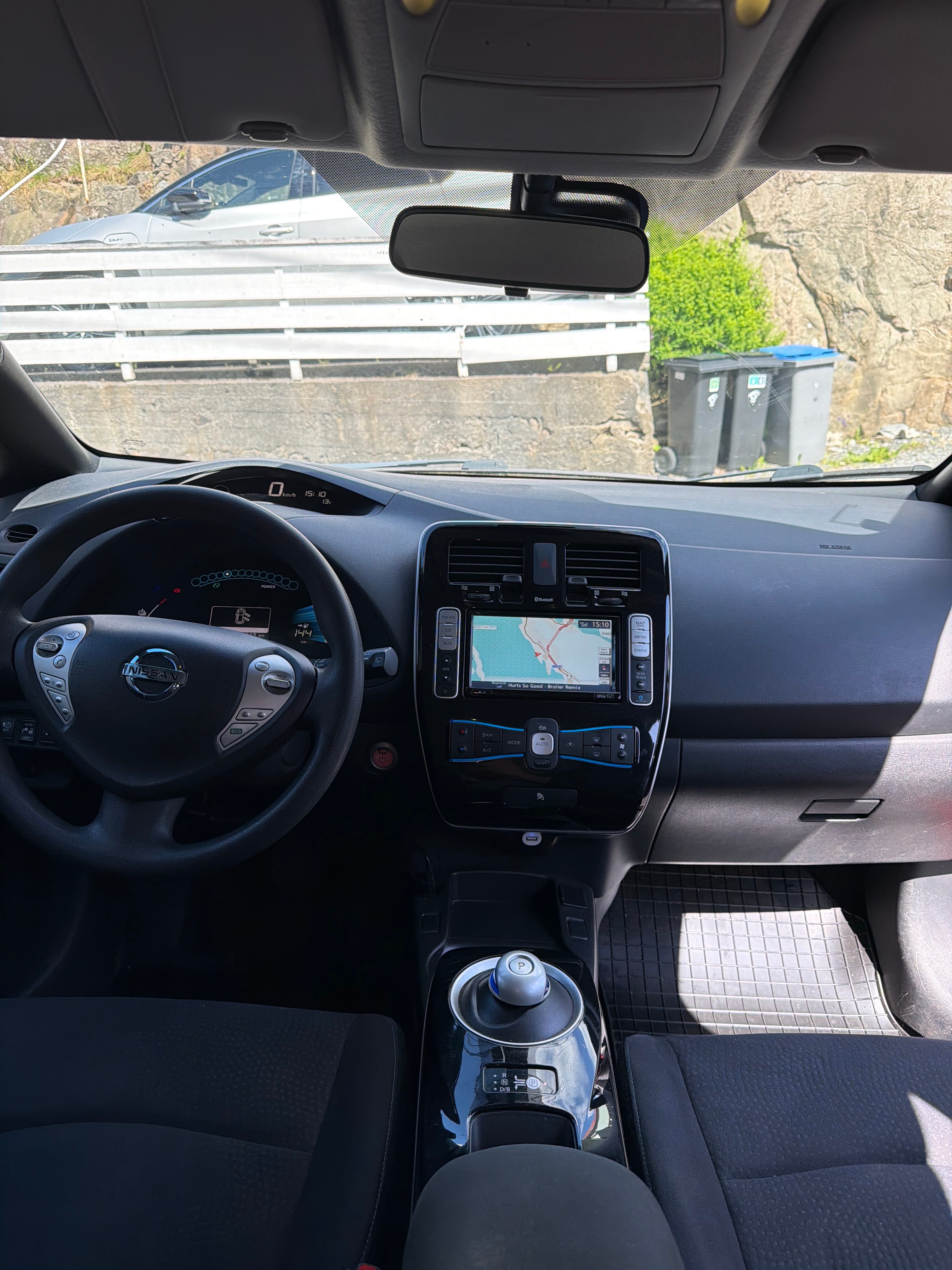 Nissan Leaf med GPS