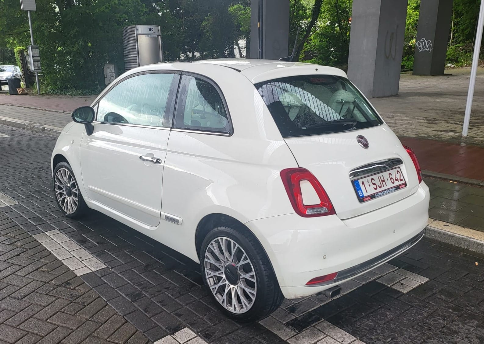Fiat 500 met GPS