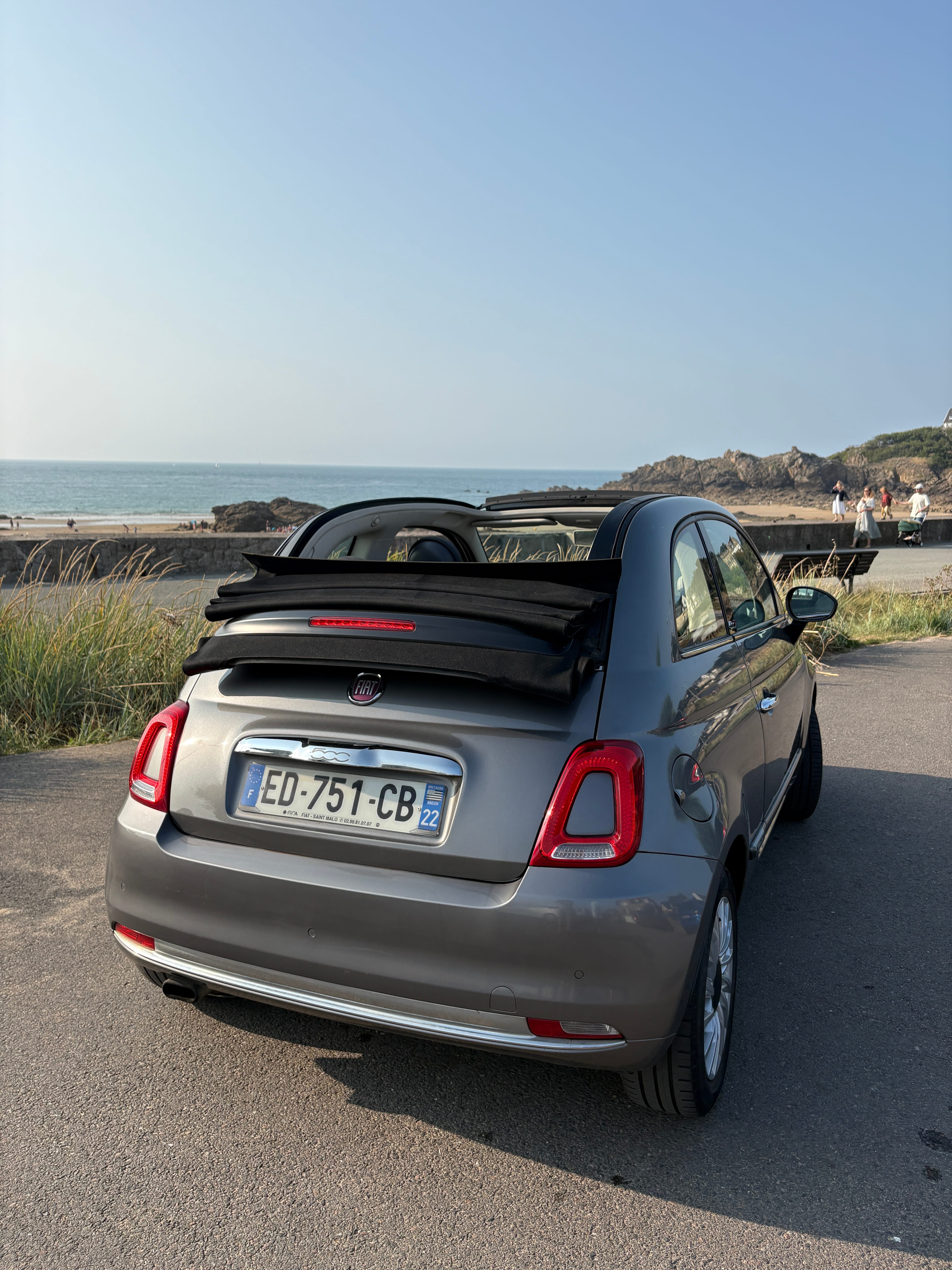 Fiat 500 C avec Climatisation