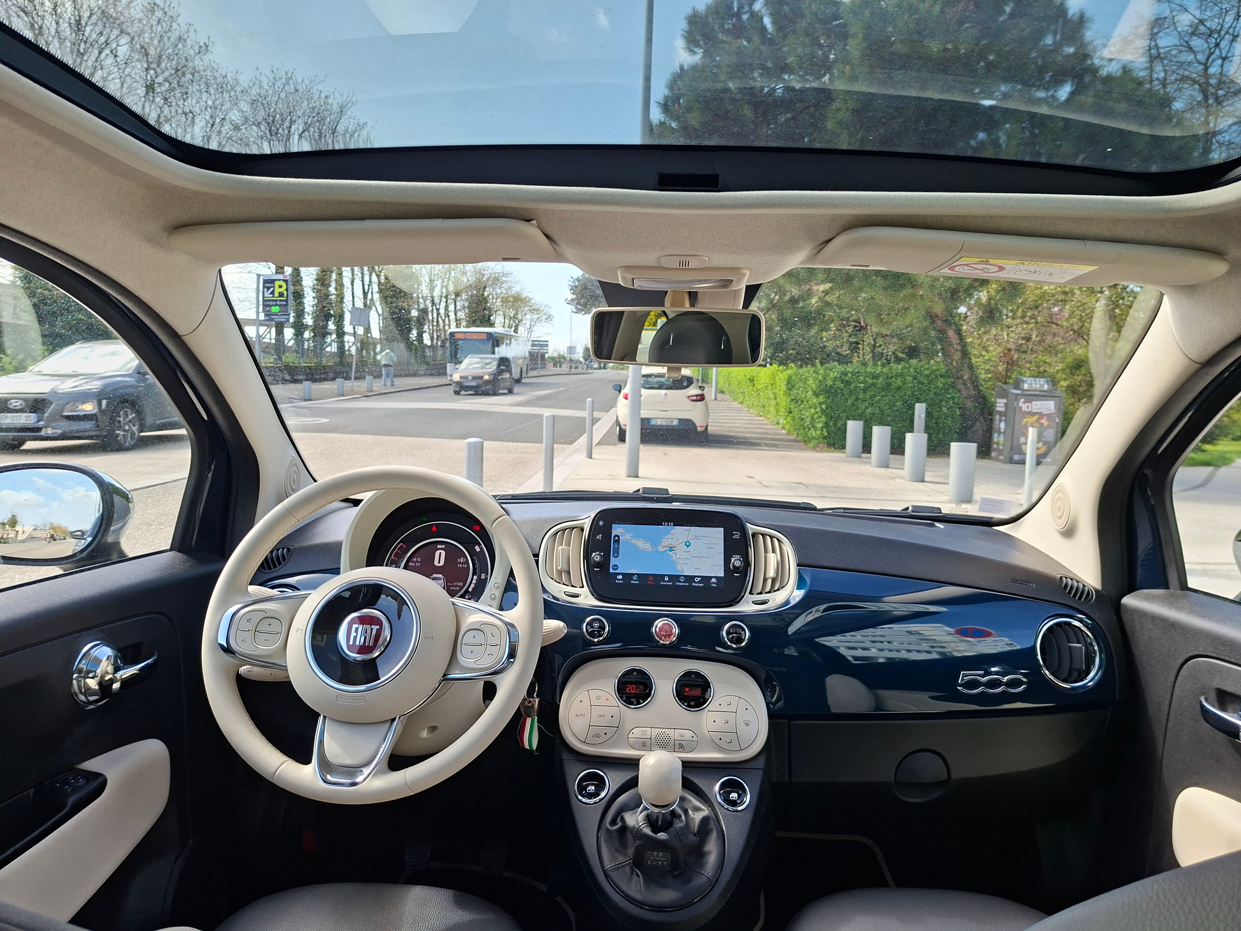 Fiat 500 avec Régulateur de vitesse