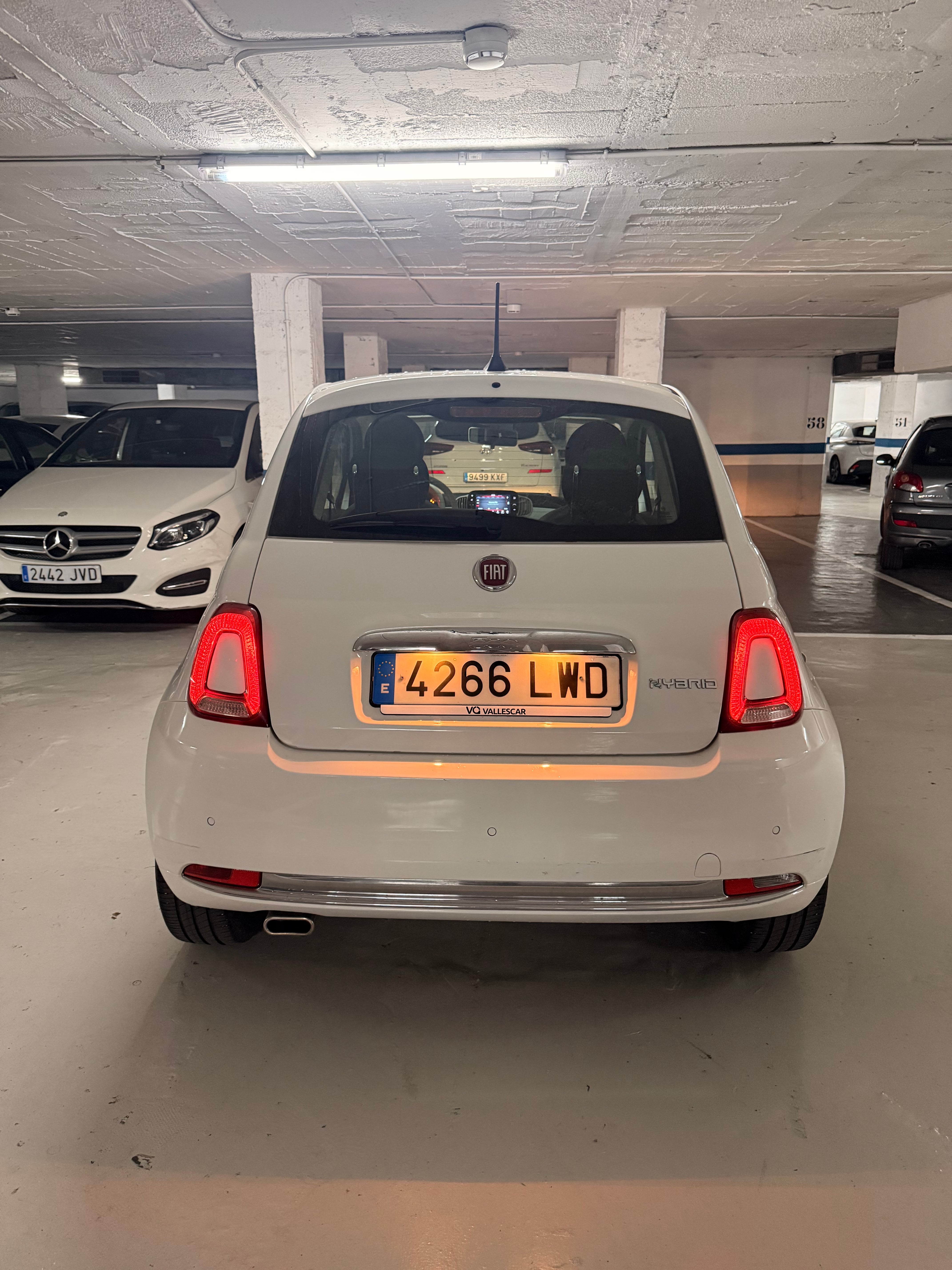 Fiat 500 C Híbrido avec Climatisation