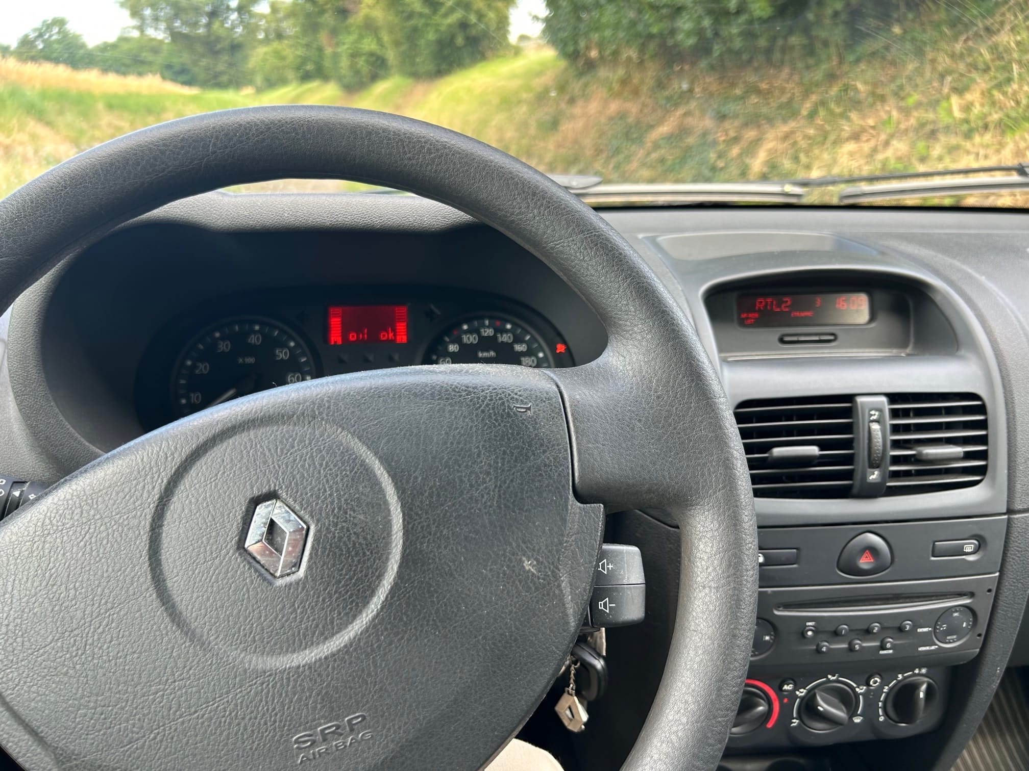 Renault Clio avec Pneus neige