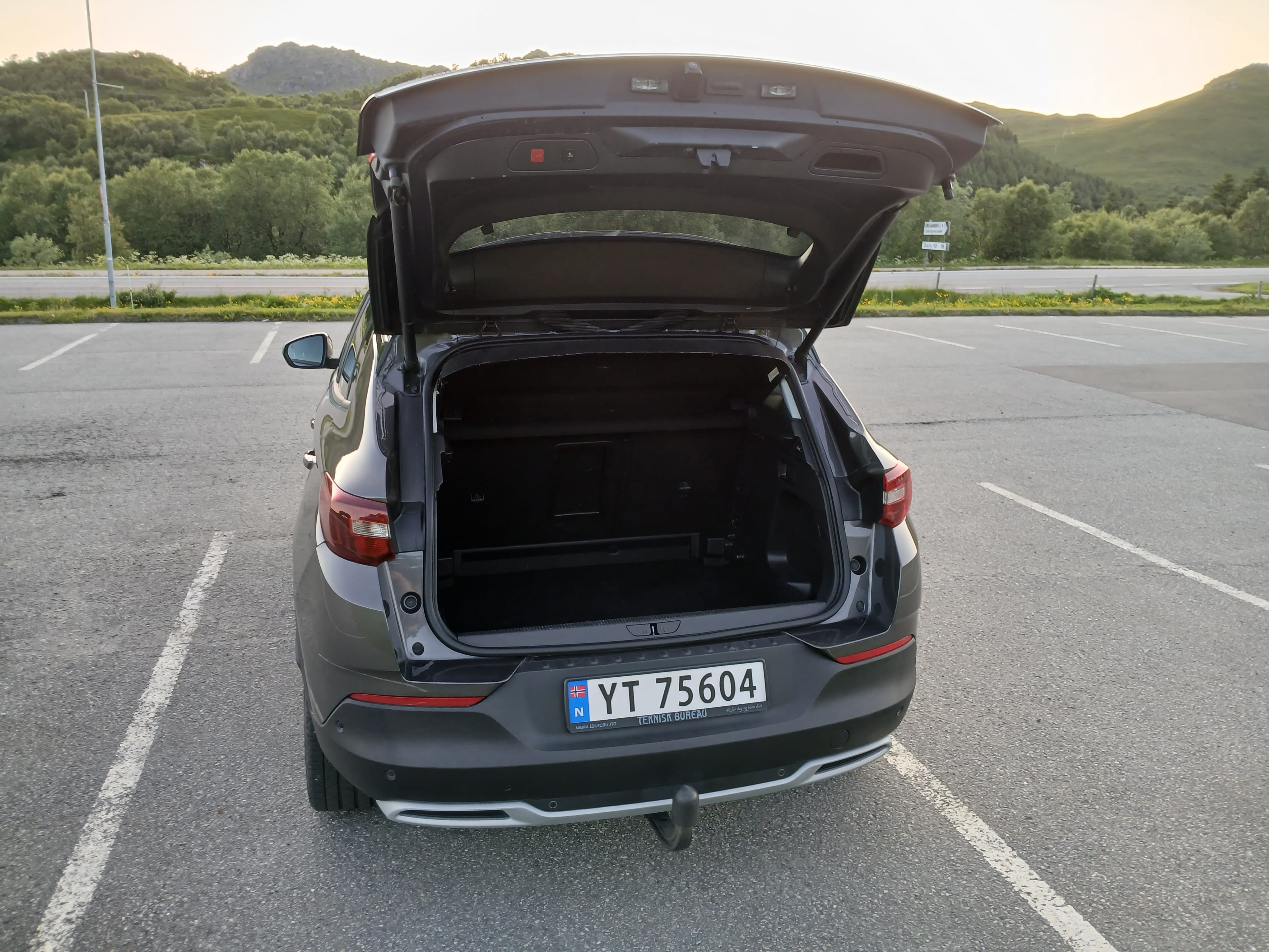 Opel Grandland X with Snow tires