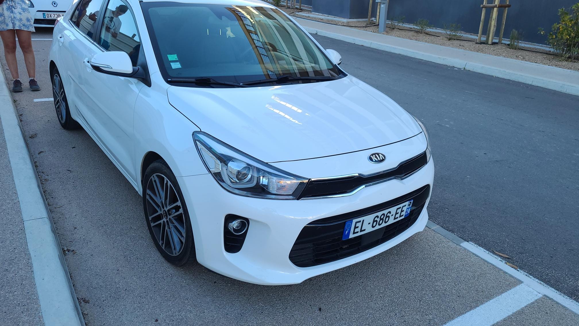 Kia Rio with GPS