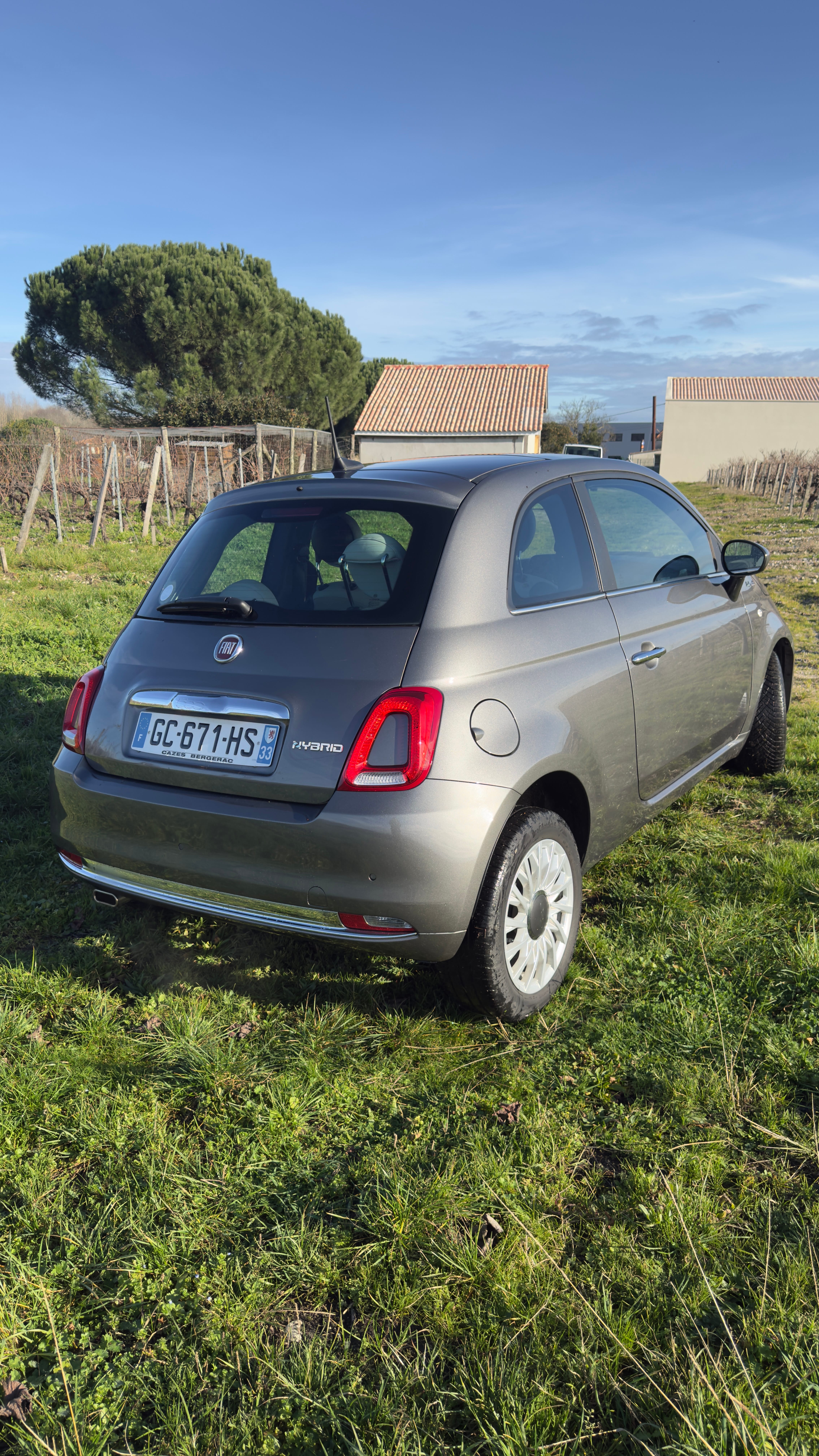 Fiat 500 avec GPS