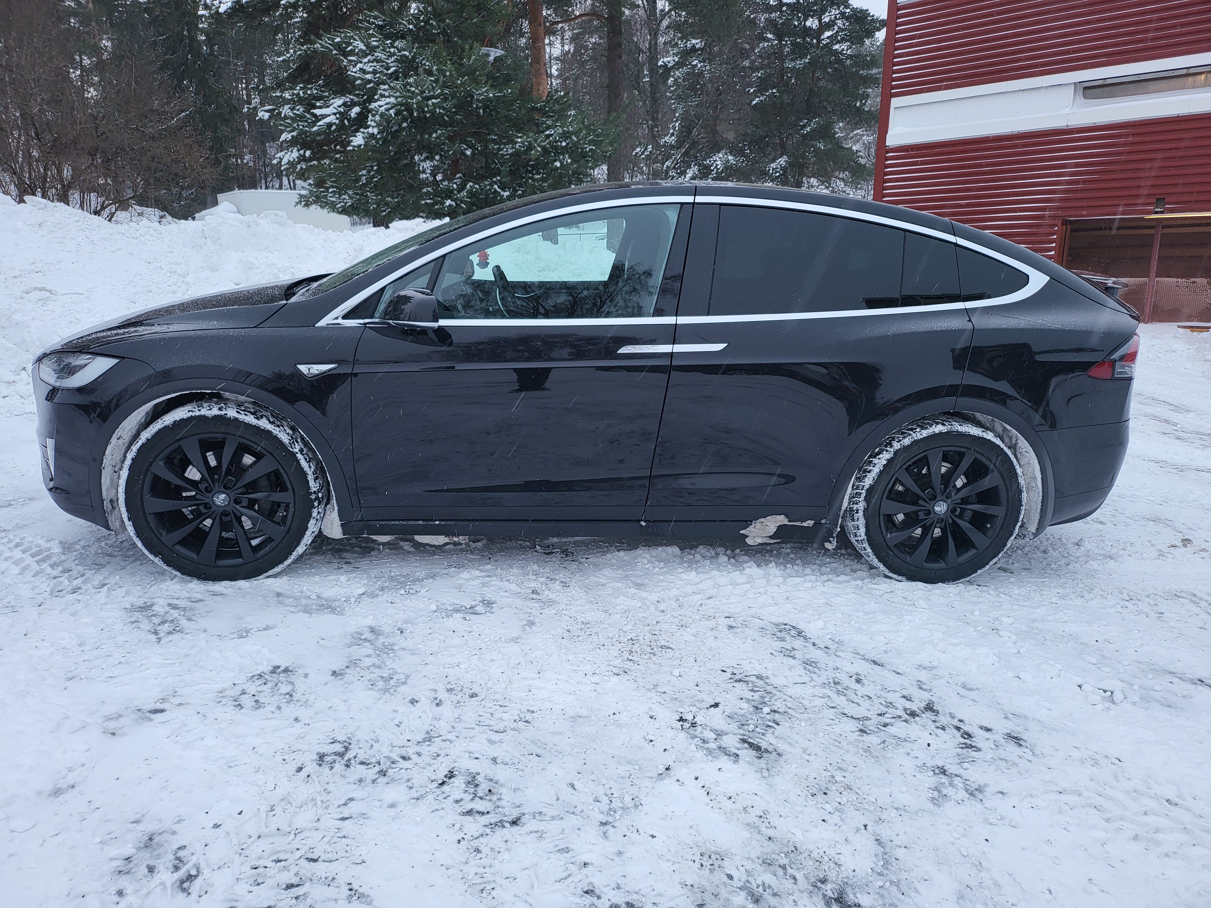 Tesla Model X med Aircondition