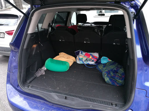 Citroen C4 Picasso mit Kindersitz