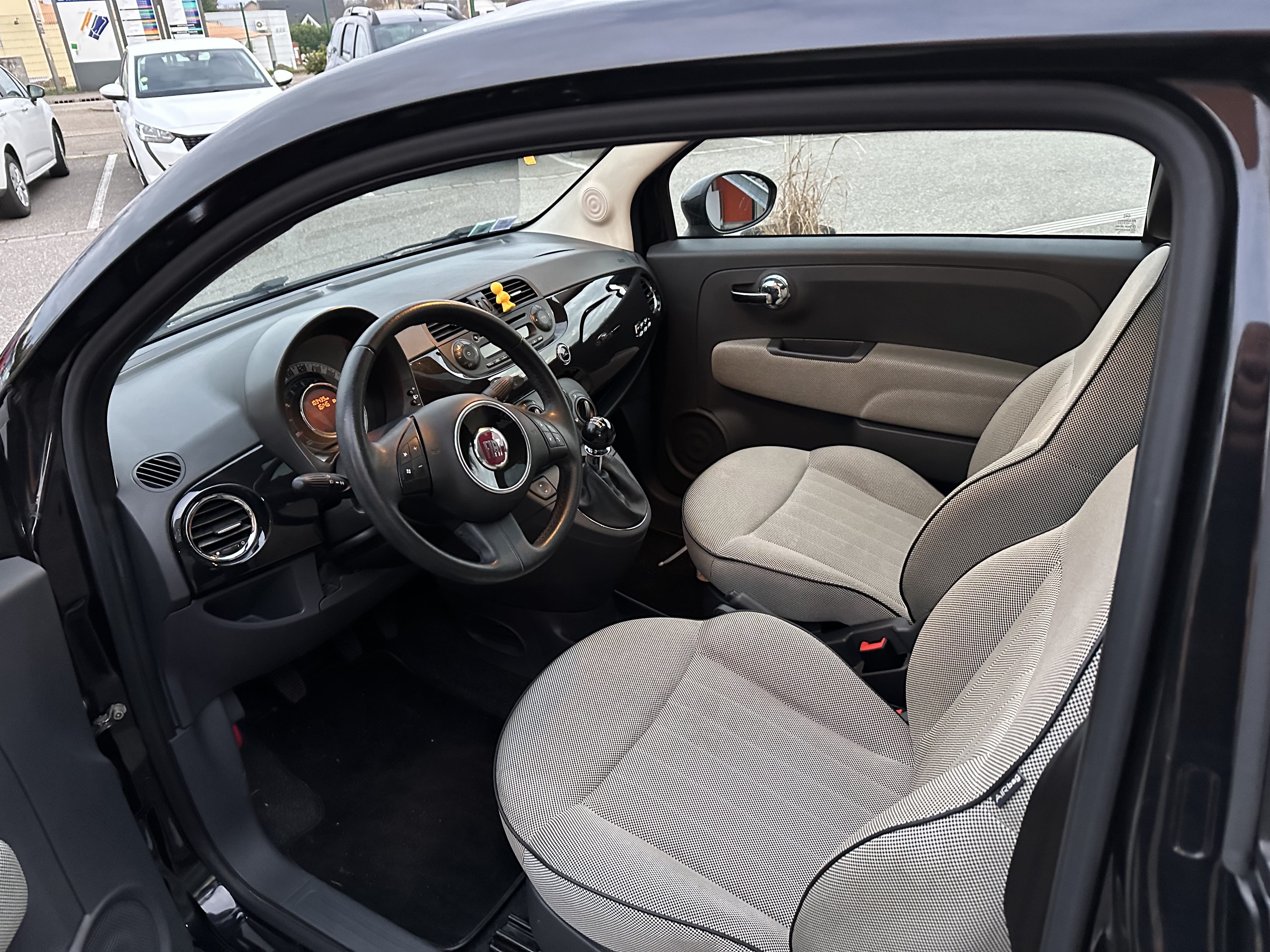 Fiat 500 avec Pneus neige