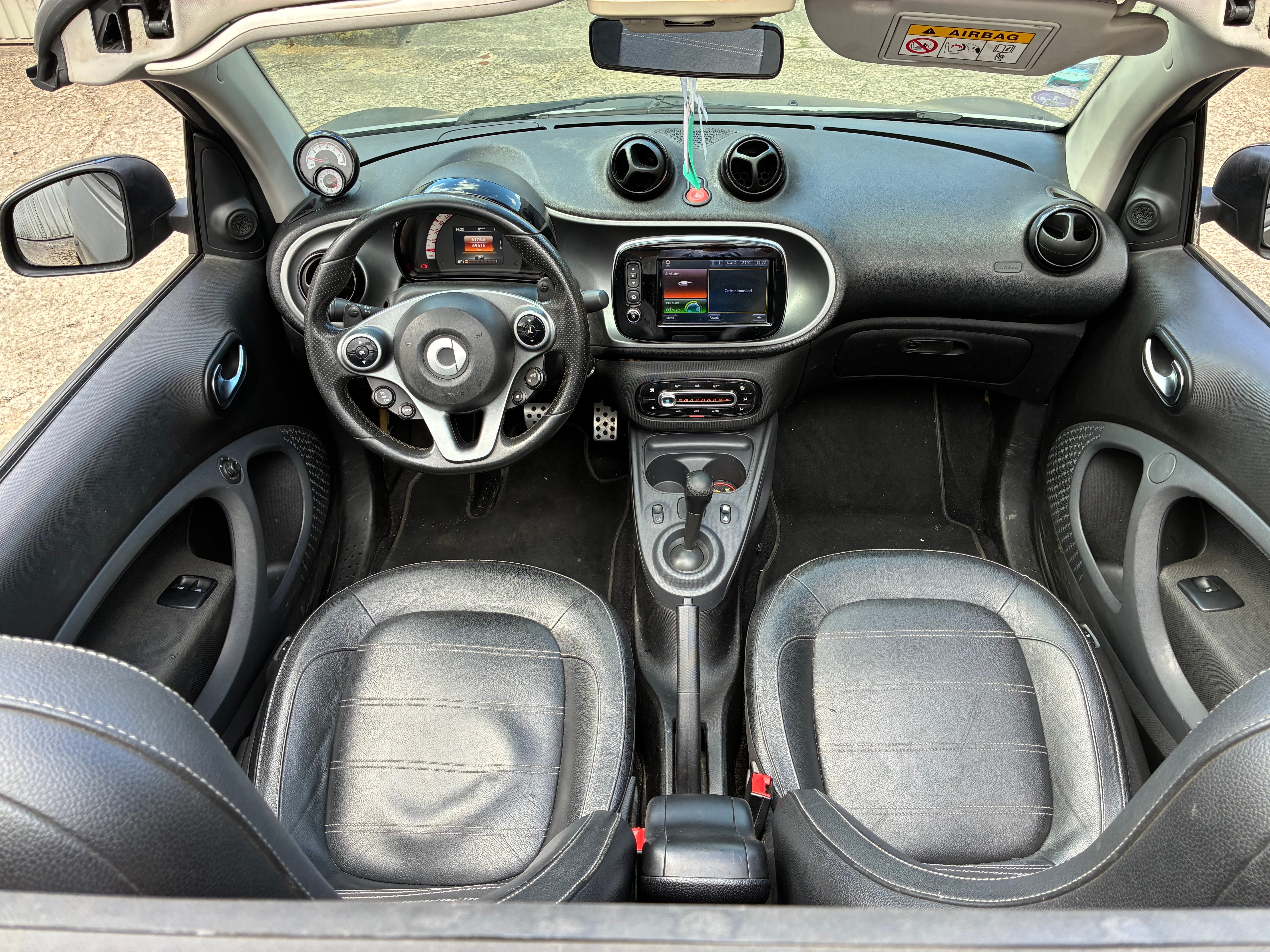 Smart Fortwo Cabriolet 90cv avec Régulateur de vitesse