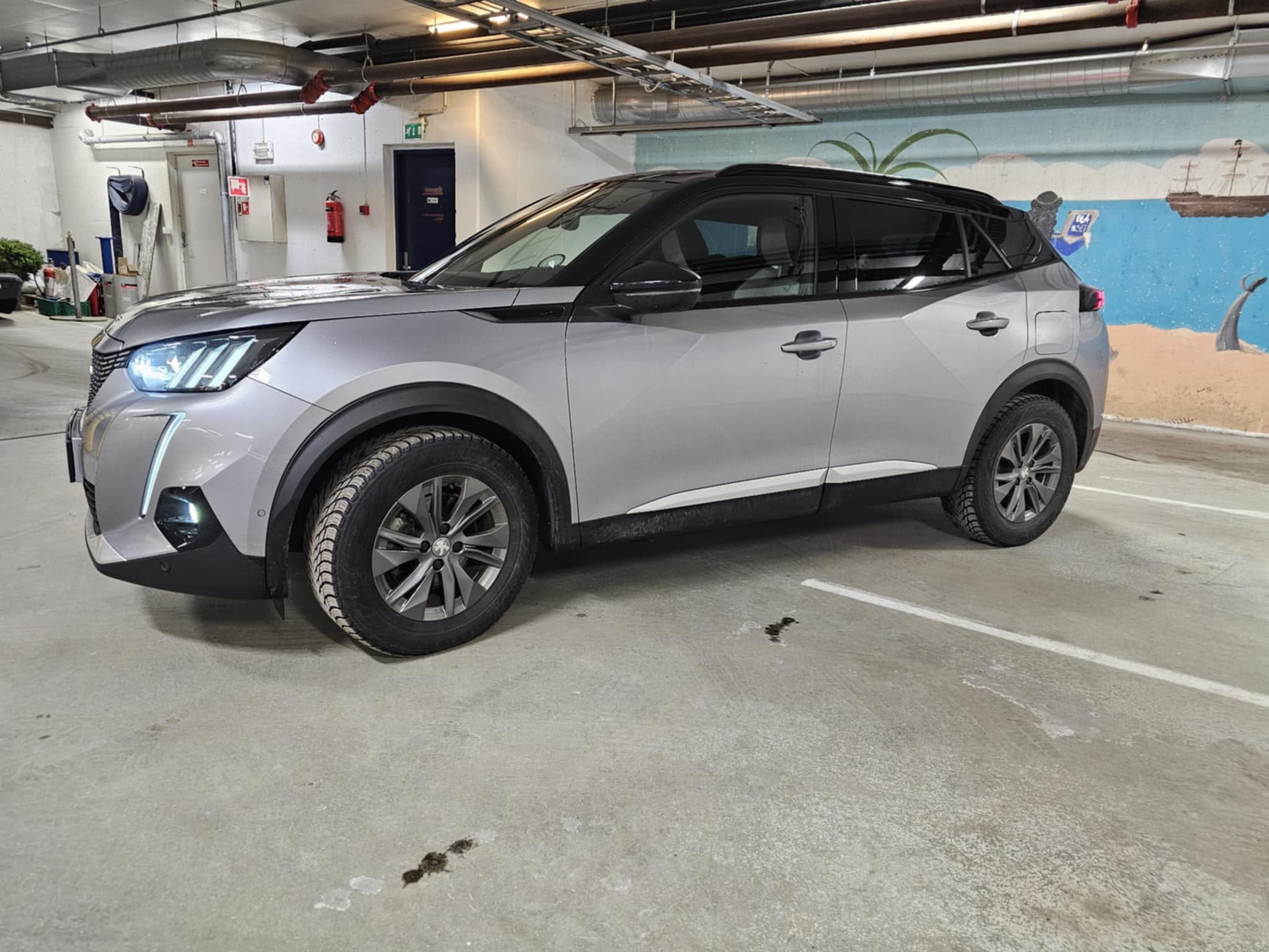 Peugeot e-2008 med Aircondition