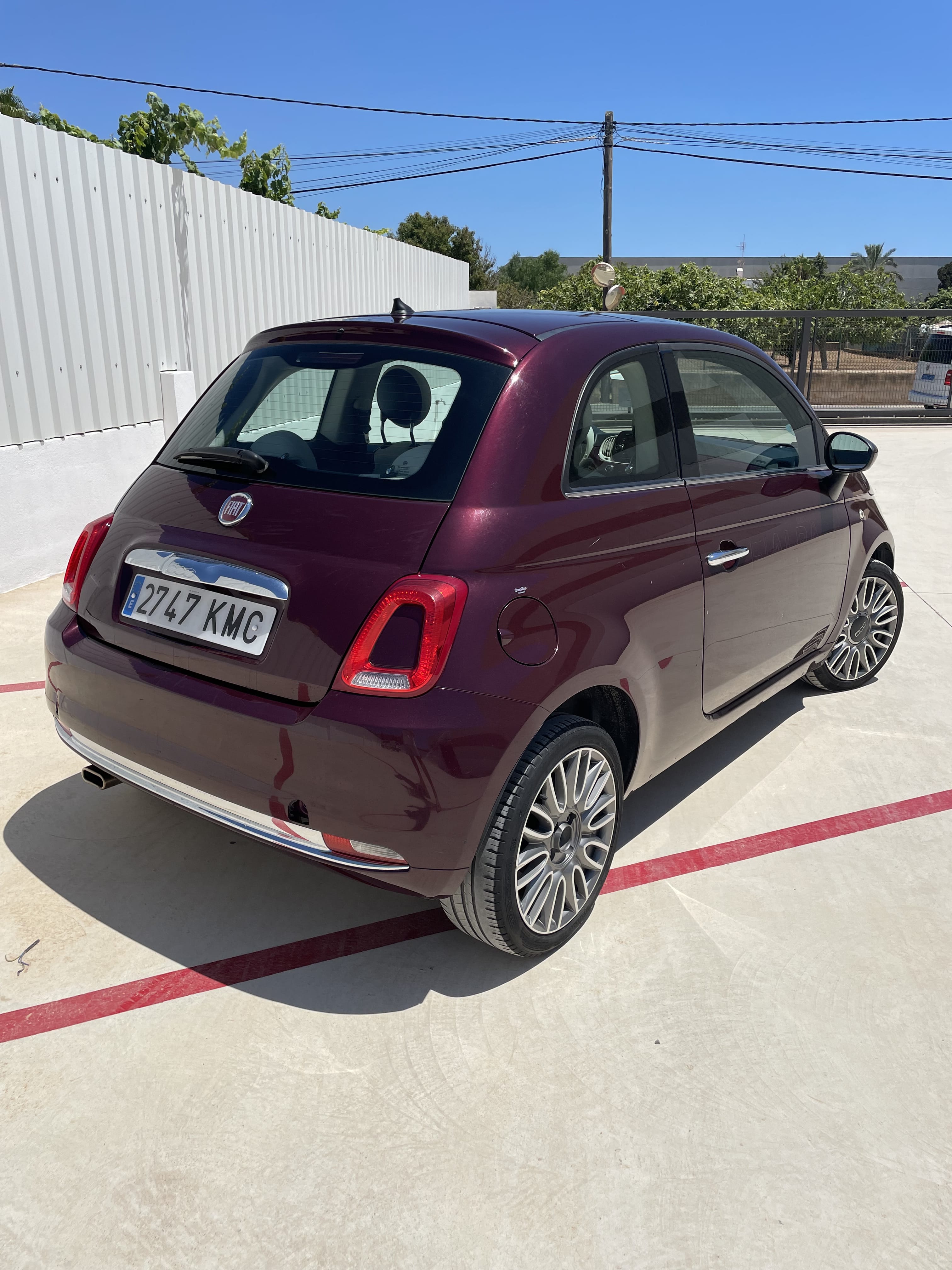 Fiat 500 with Cruise control