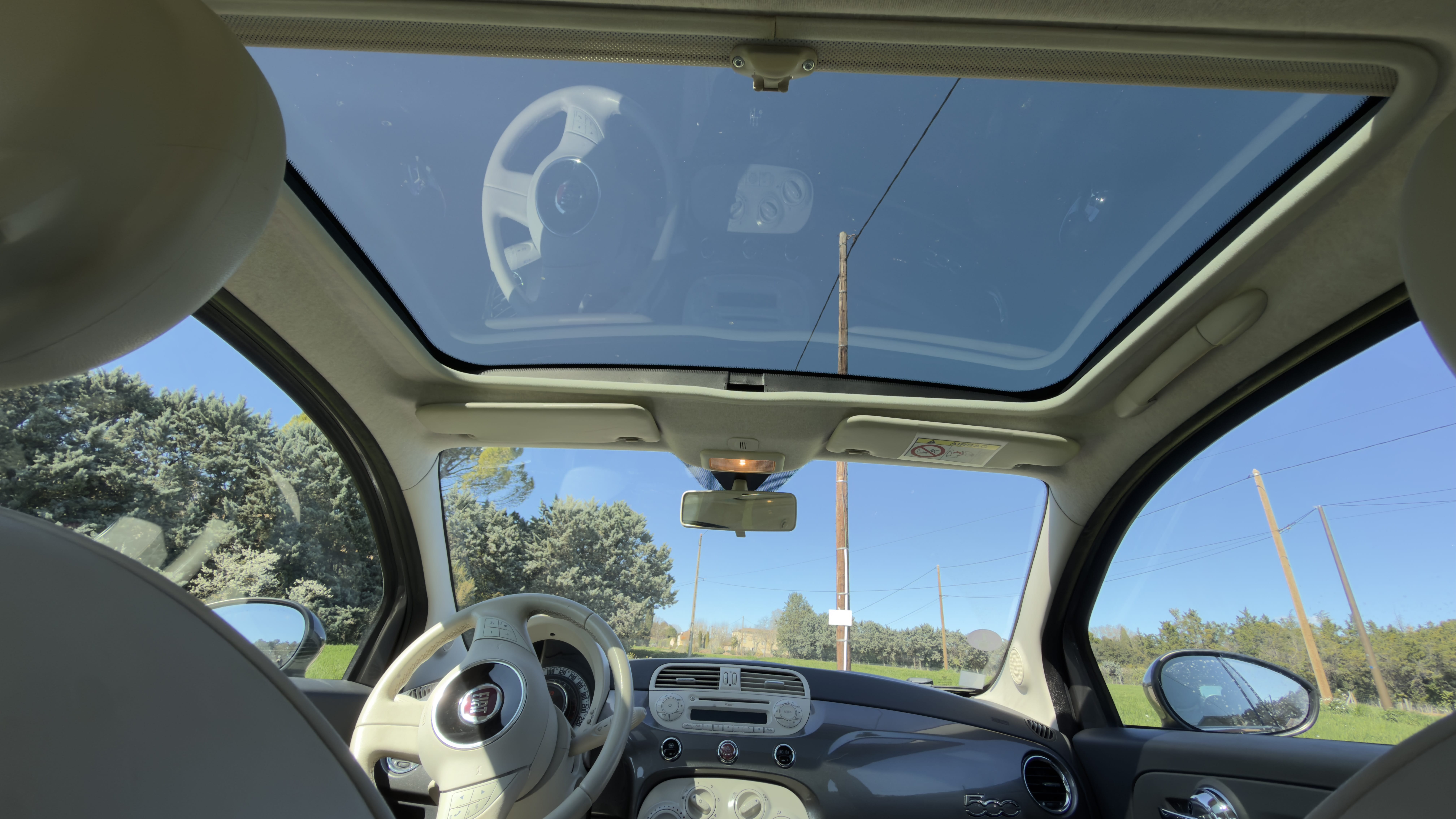 Fiat 500 Lounge avec Chaines