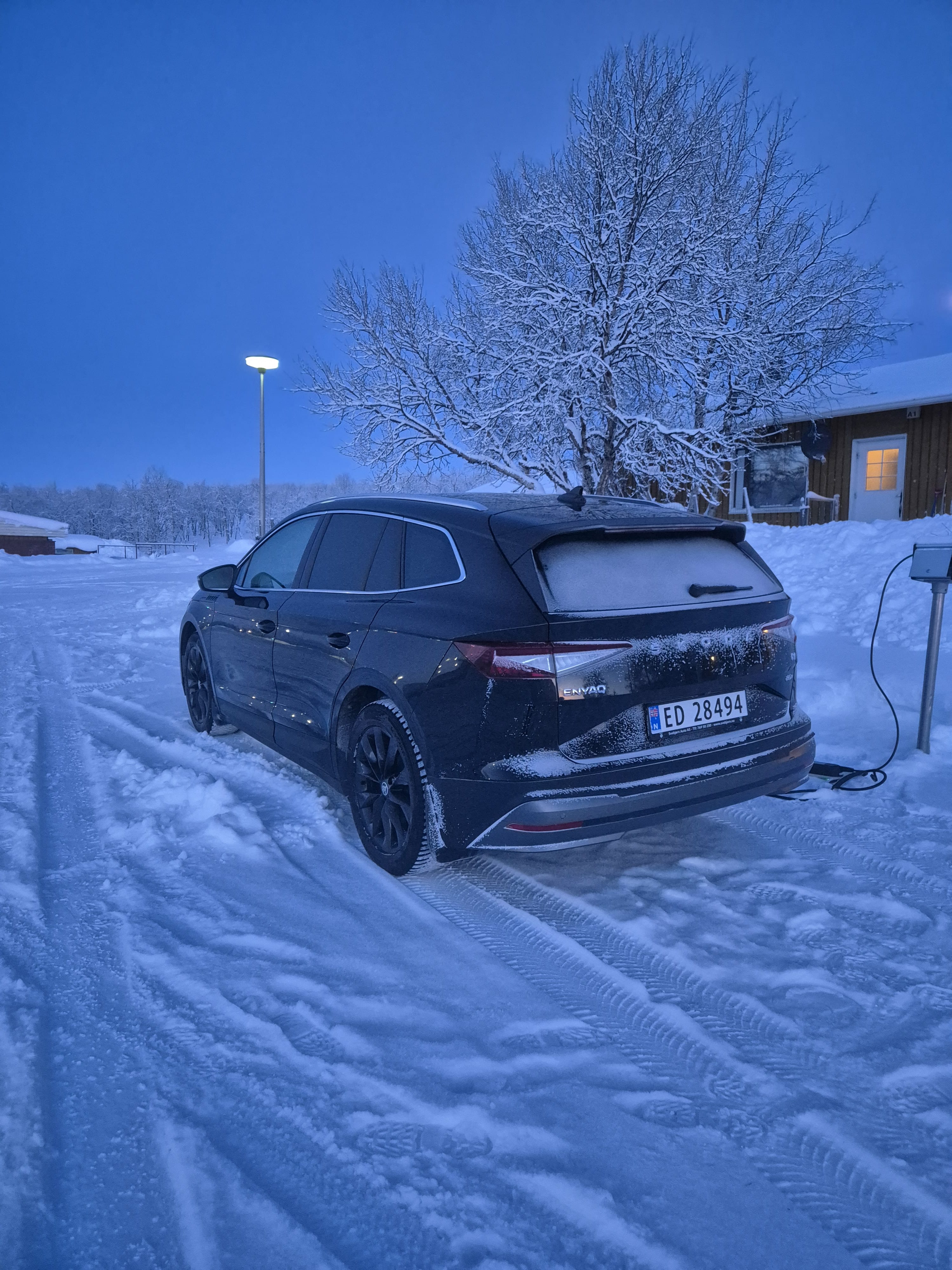 Skoda Enyaq 80x Quattro med GPS