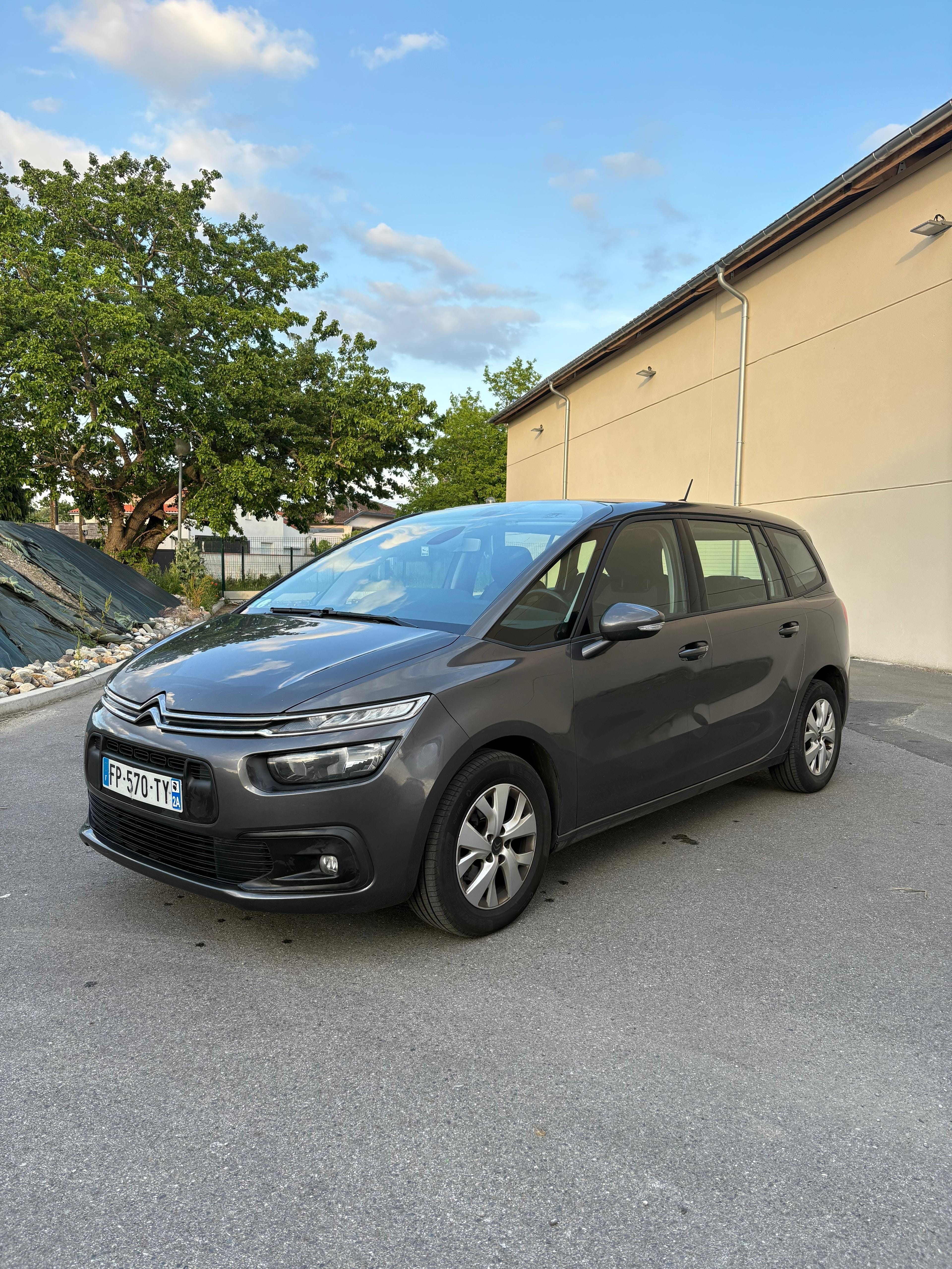 Citroen C4 Grand Spacetourer, 2020, Diesel, automatique, 7 places