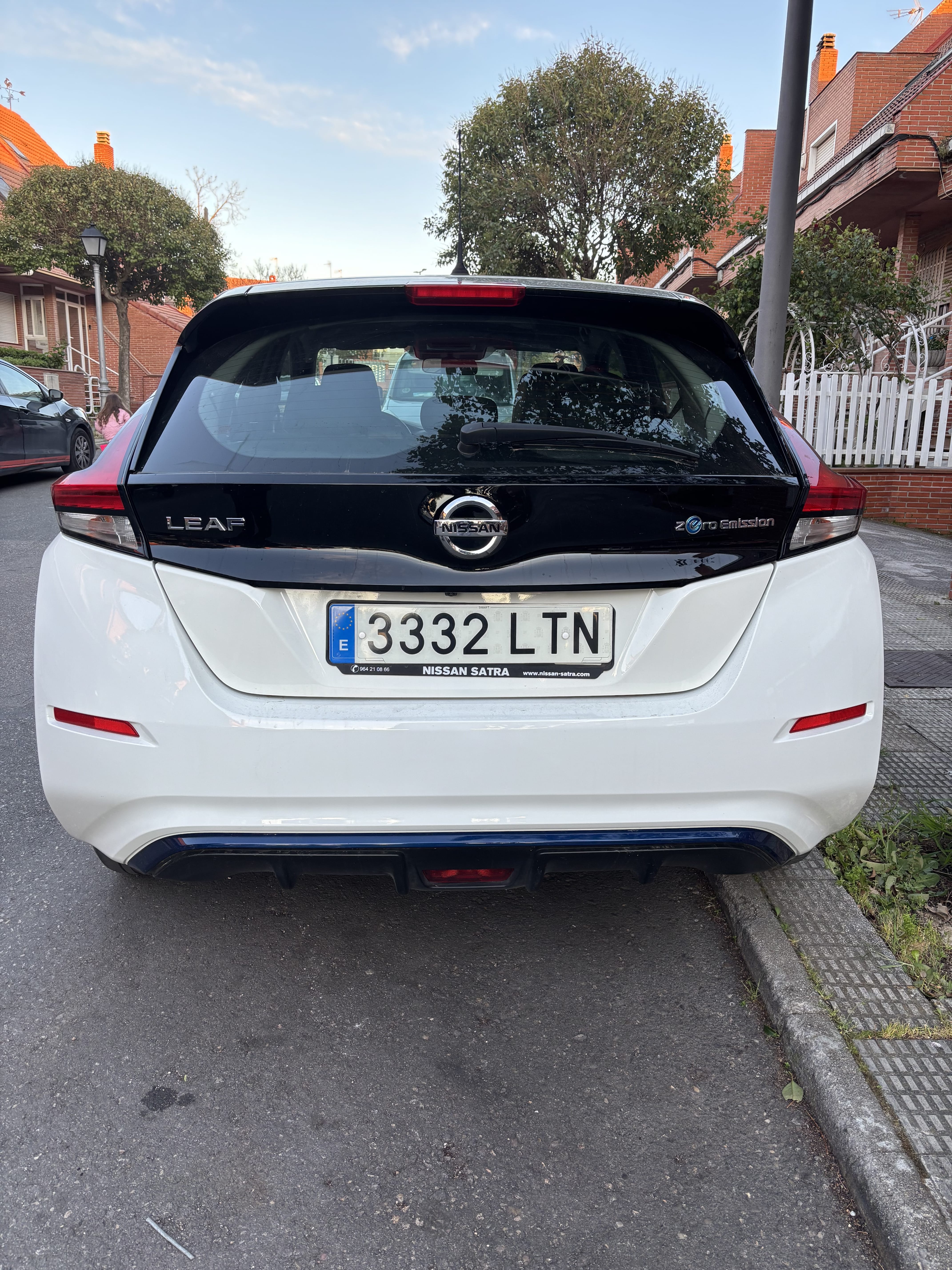 Nissan Leaf con Cámara de marcha atrás