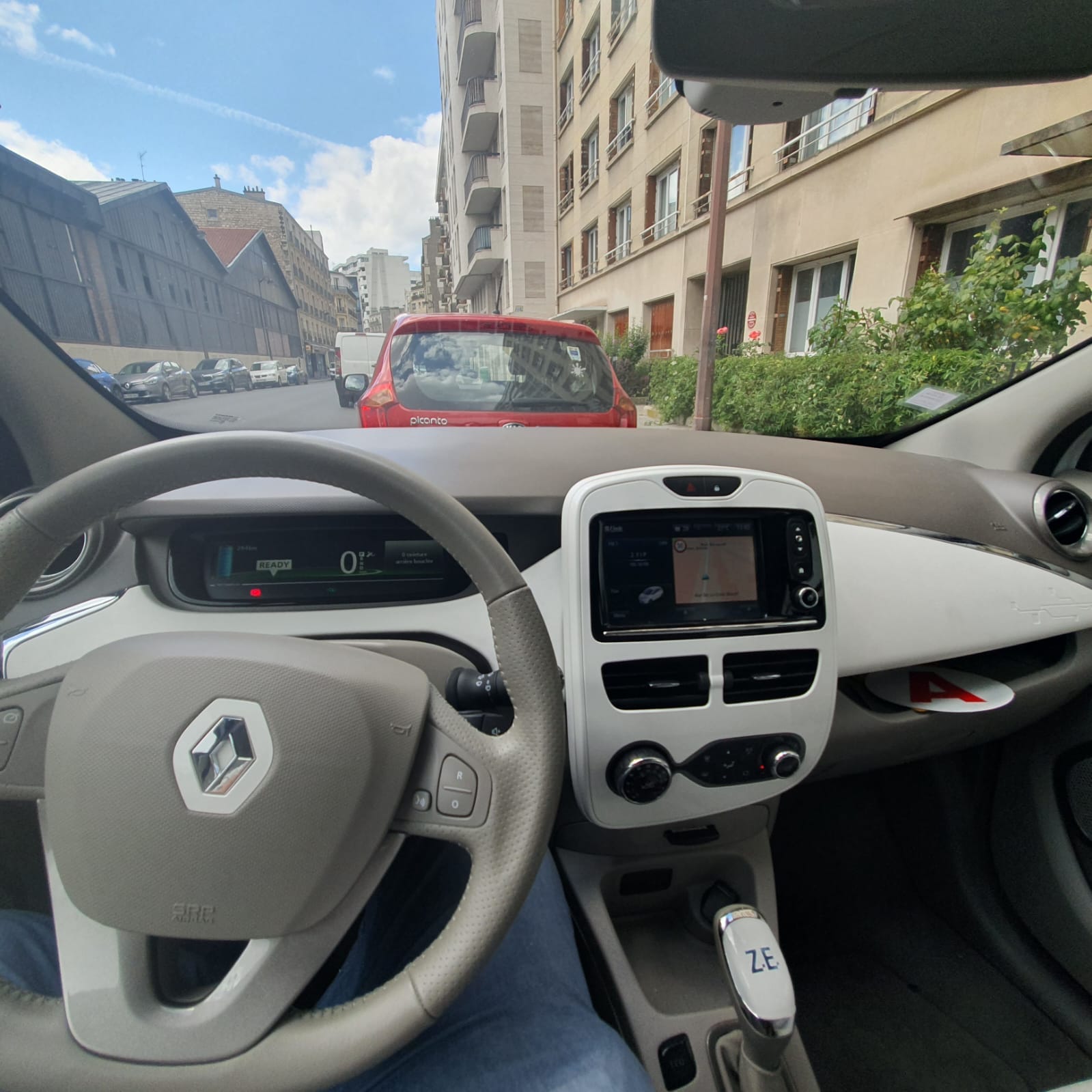 Renault ZOE avec GPS