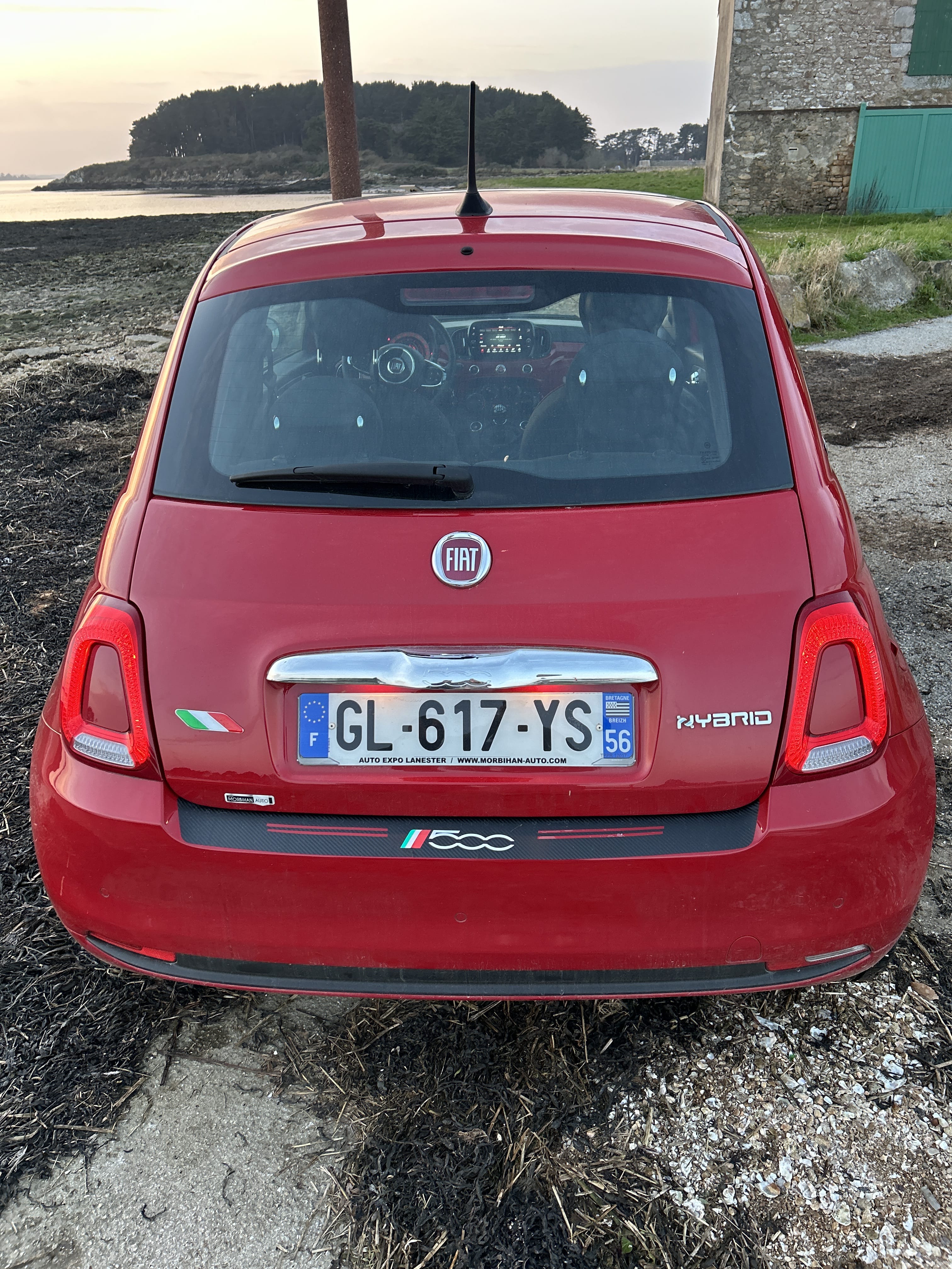 Fiat 500 avec Apple CarPlay