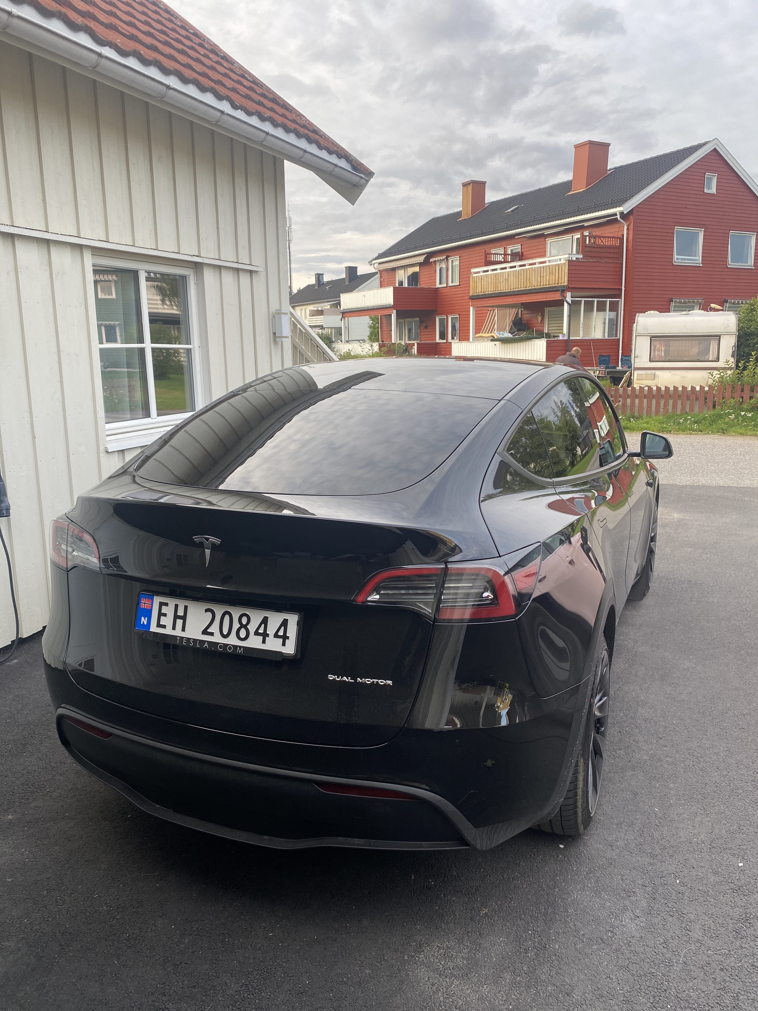 Tesla Model Y with GPS