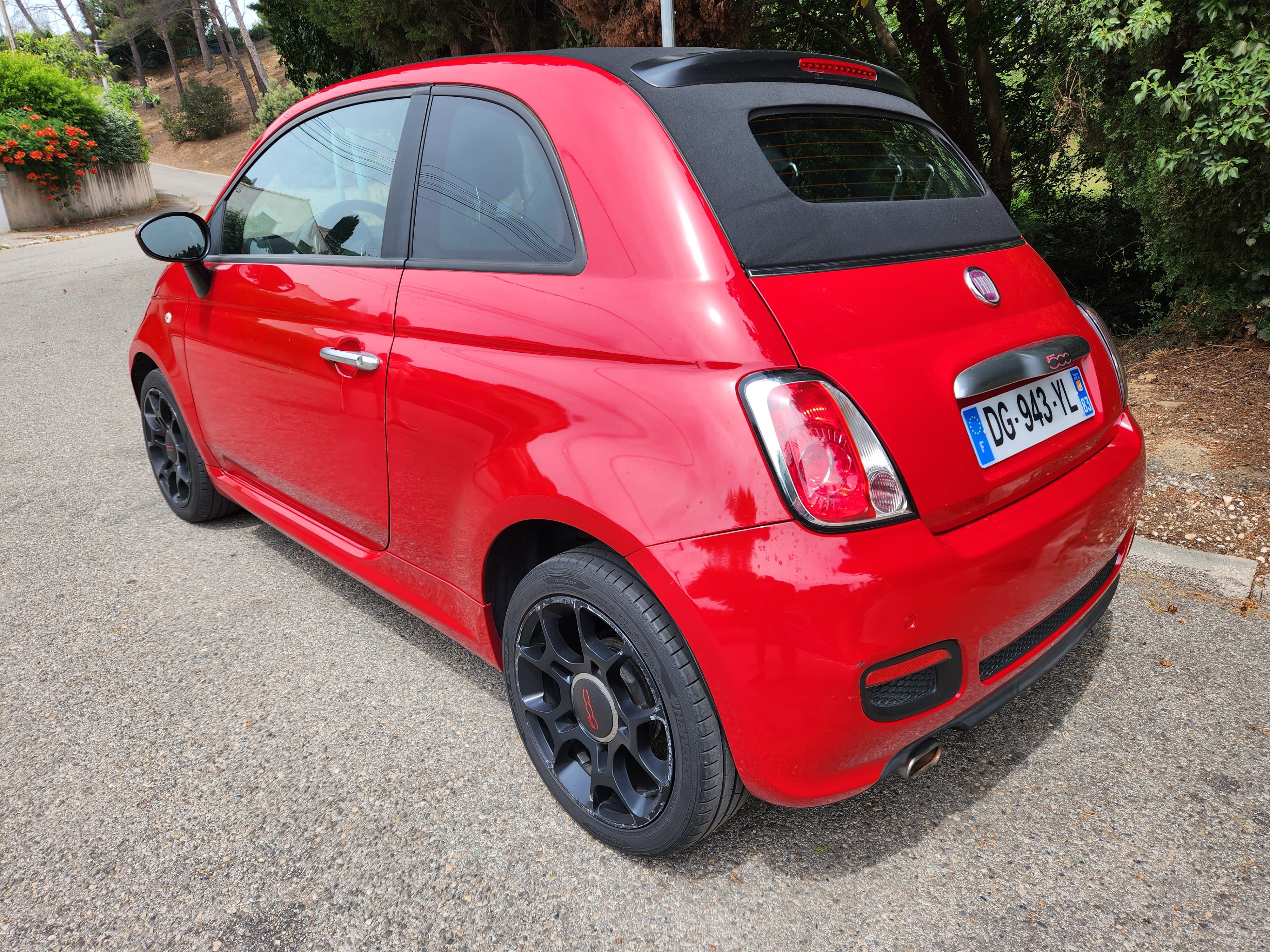 Fiat 500 C Cabriolet Pack Sport avec Siège bébé