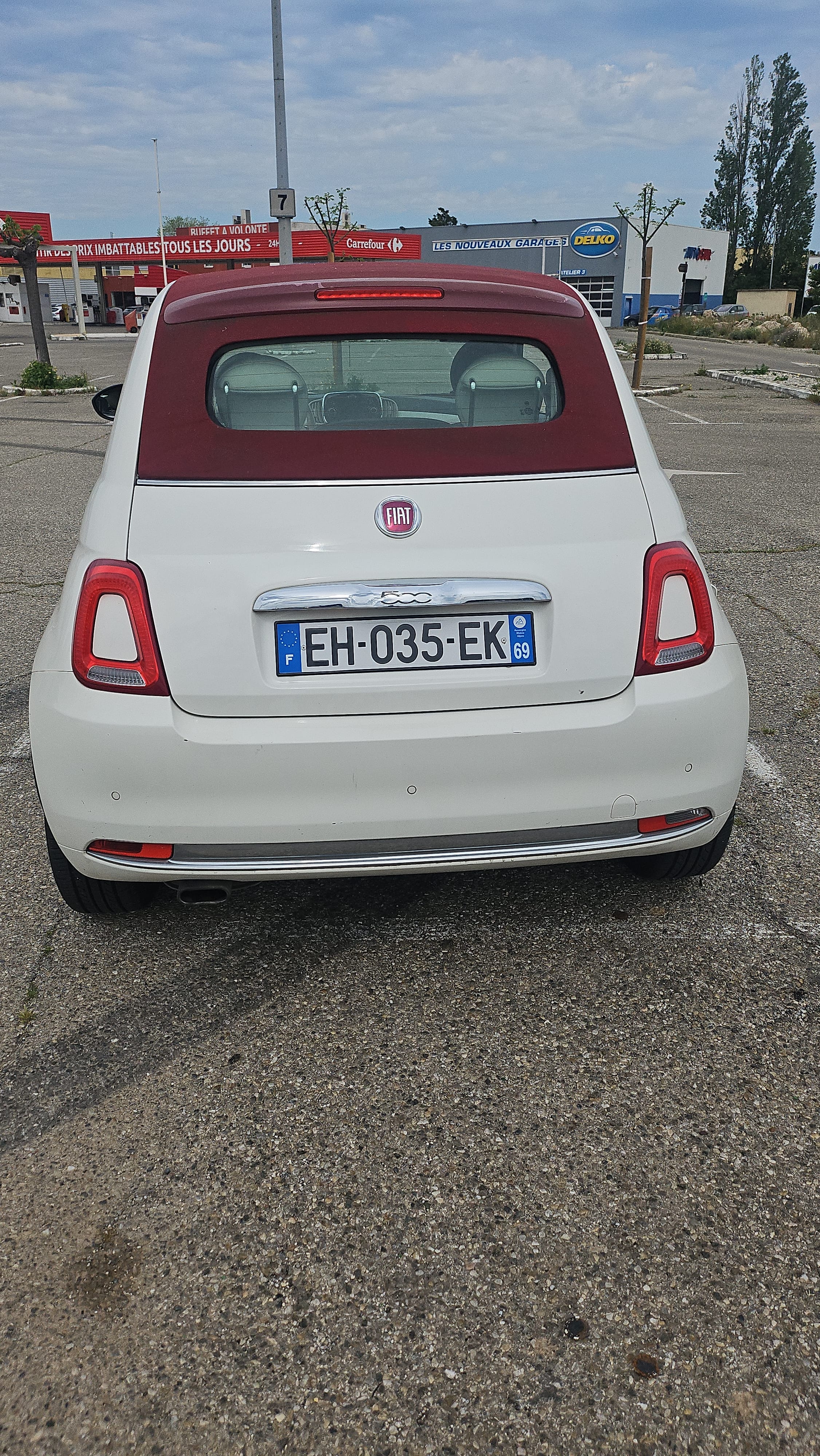 Fiat 500 C avec Climatisation
