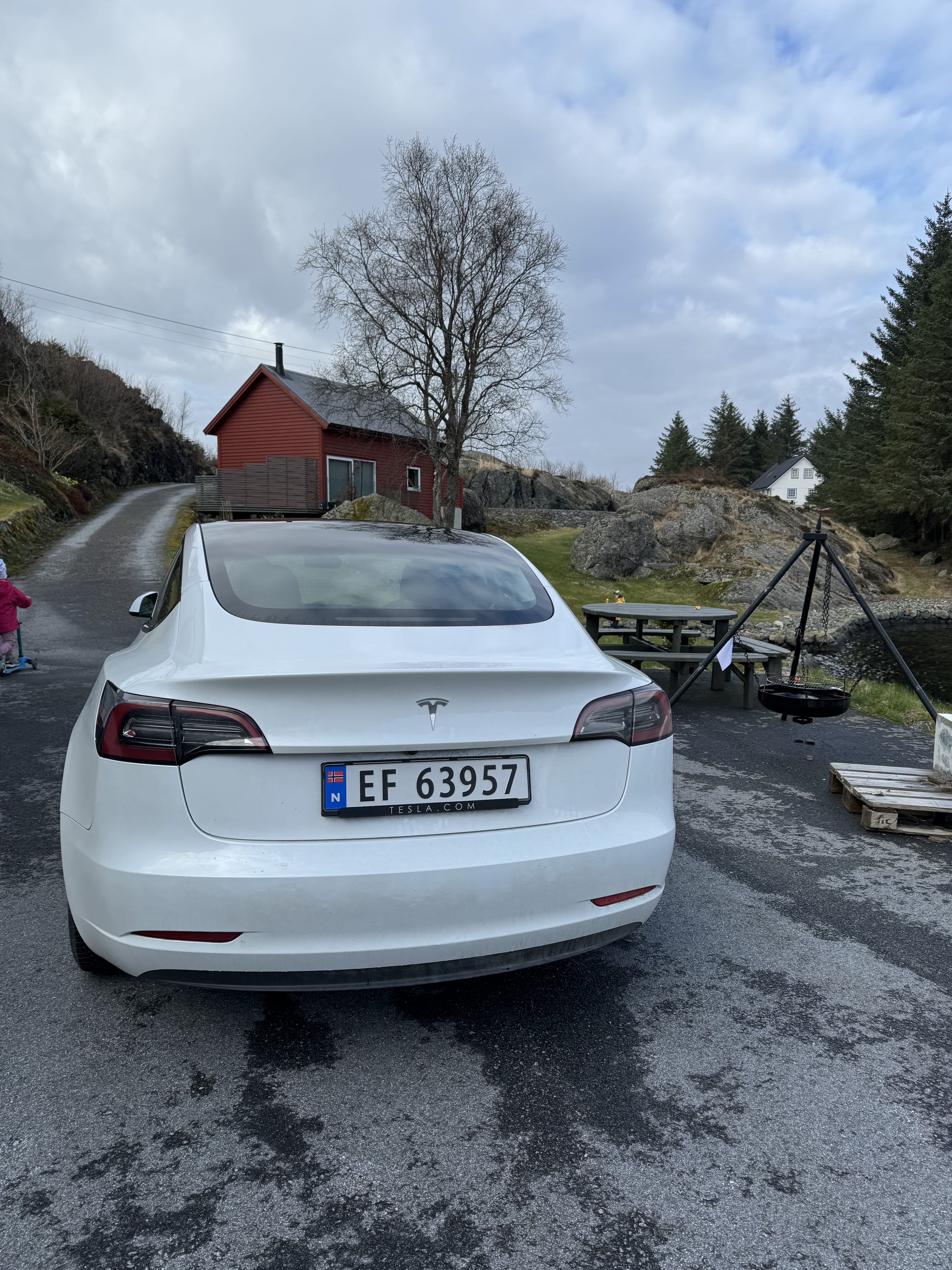 Tesla Model 3 med GPS