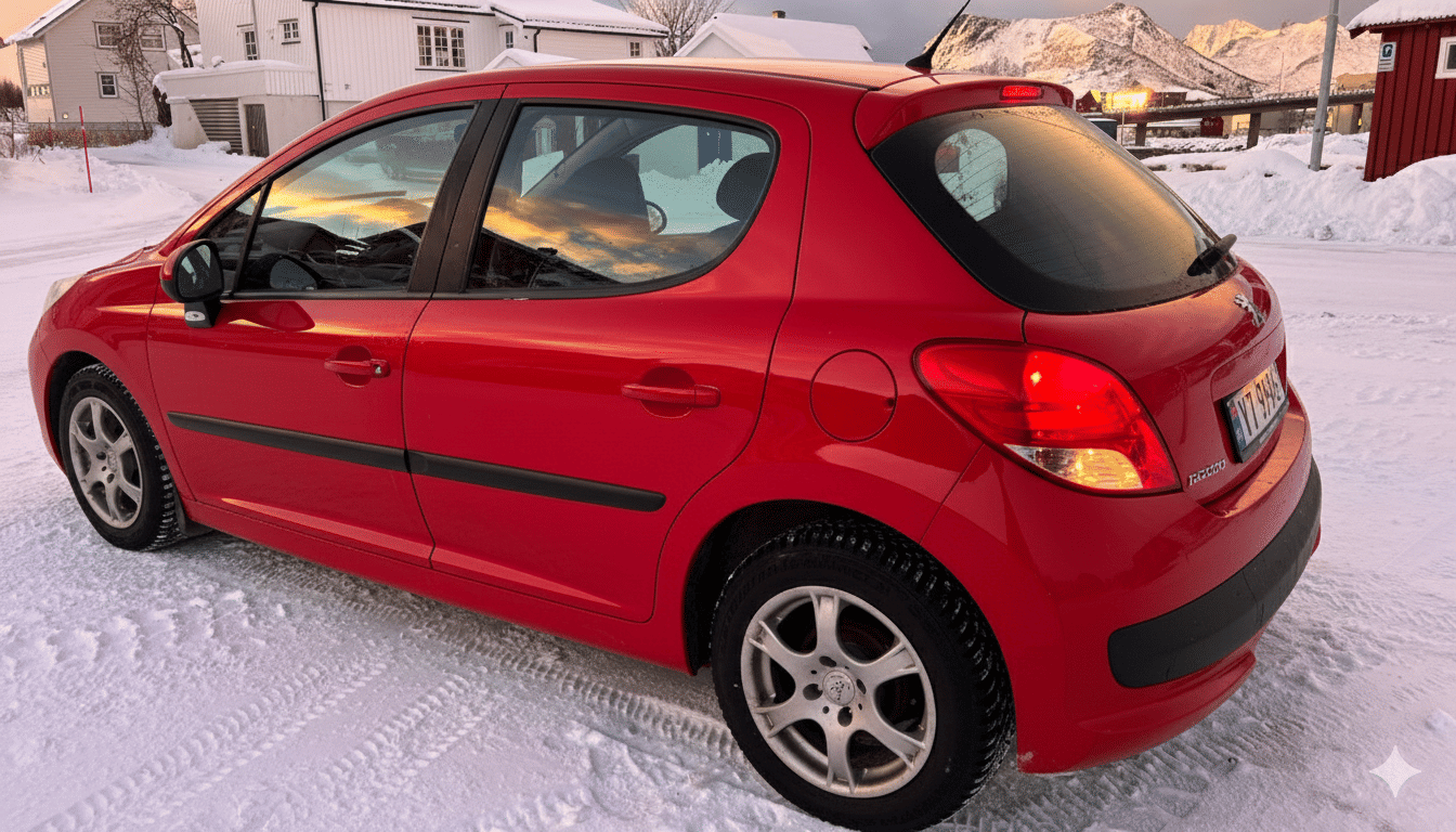 Peugeot 207 med Cruisekontroll
