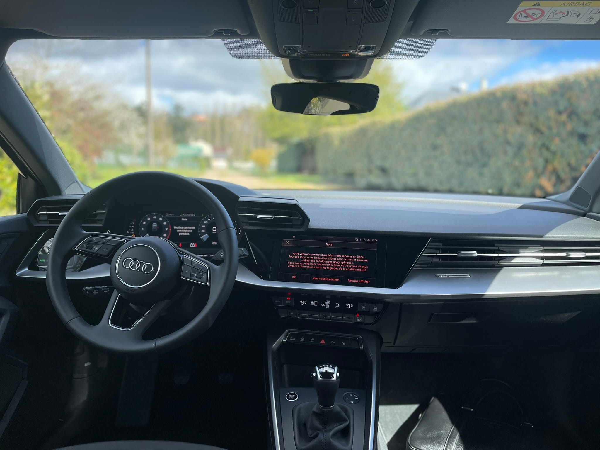 Audi A3 Sportback avec Audio Bluetooth