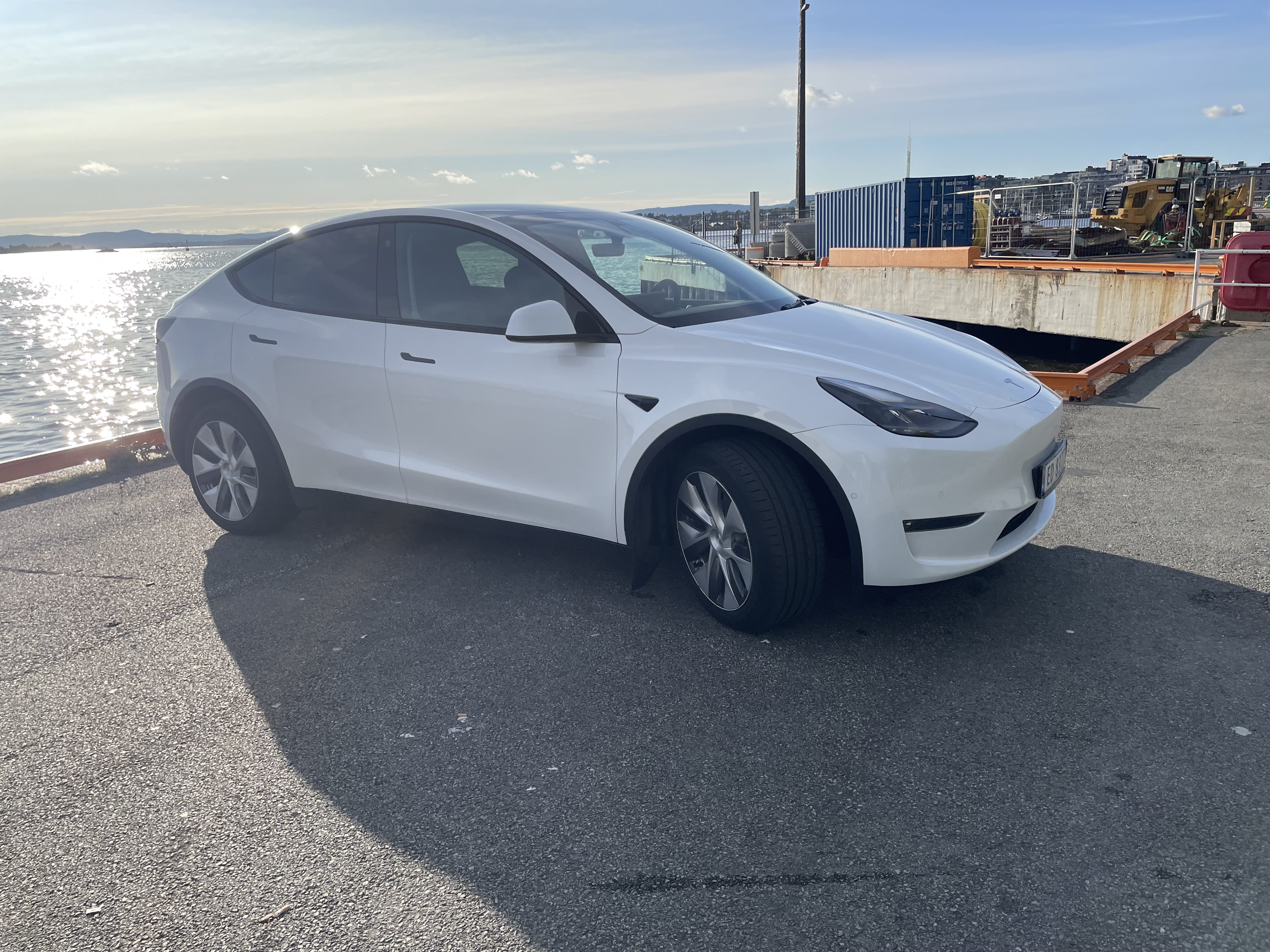 Tesla Model Y with Cruise control