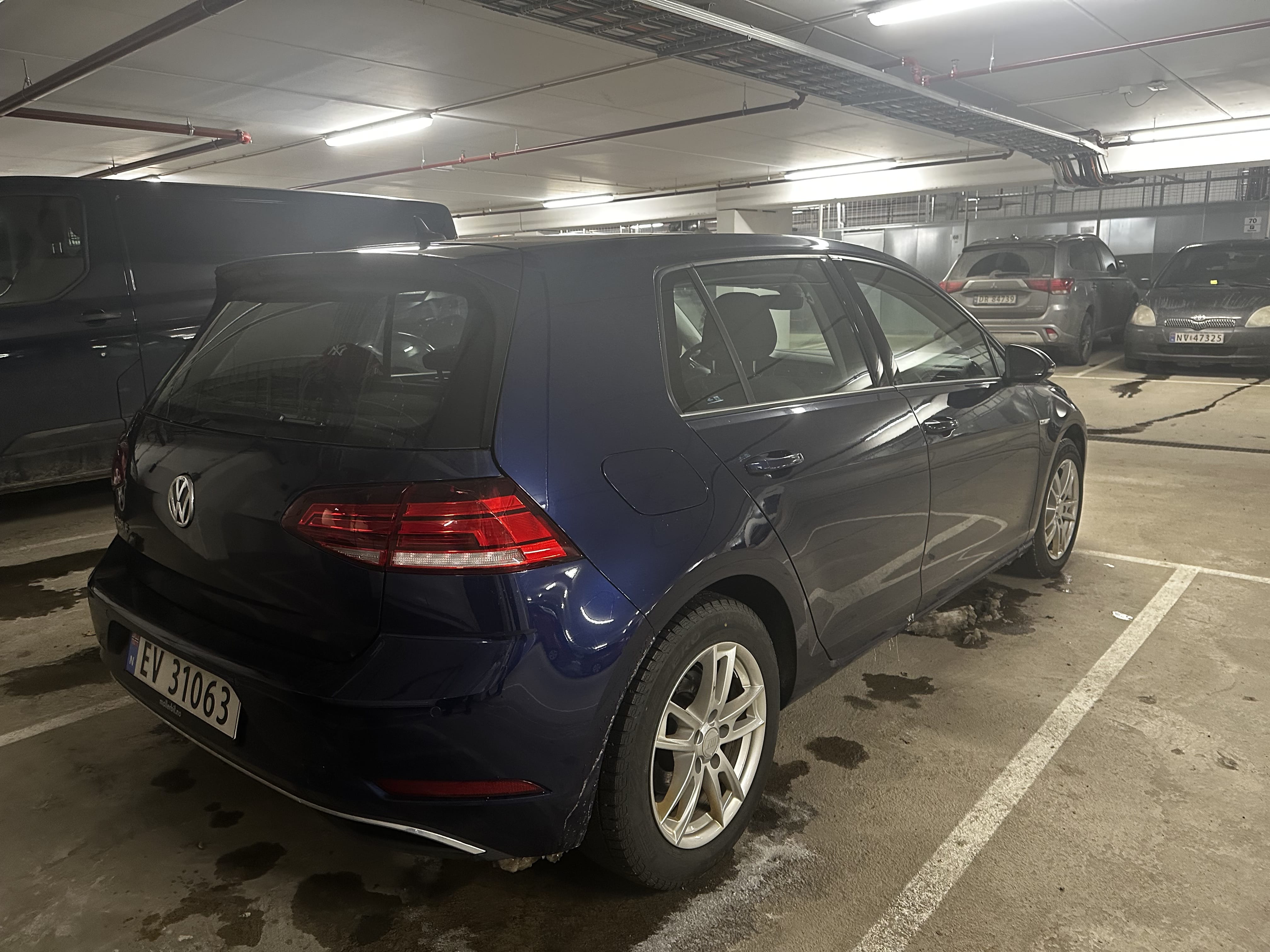 Volkswagen e-Golf med GPS