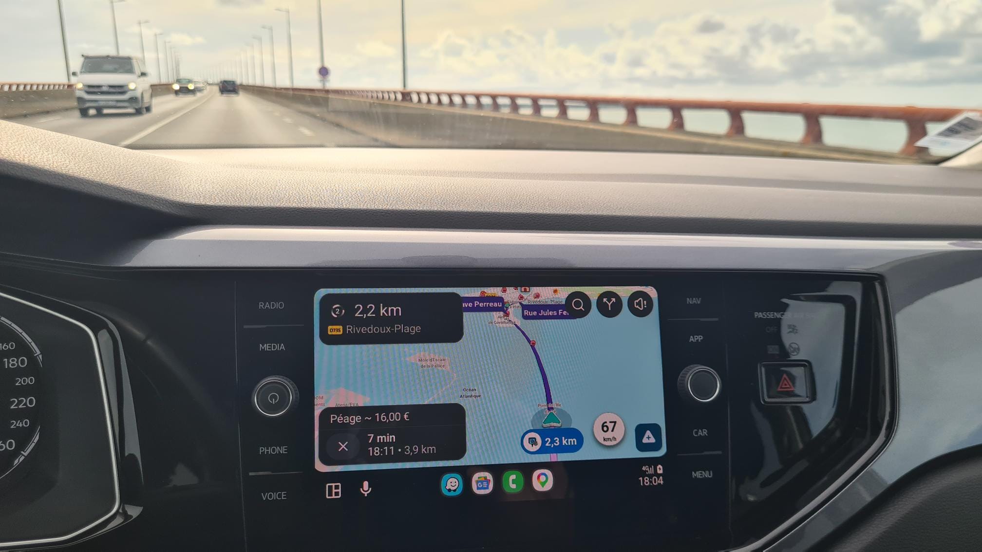 Volkswagen Polo avec Android Auto
