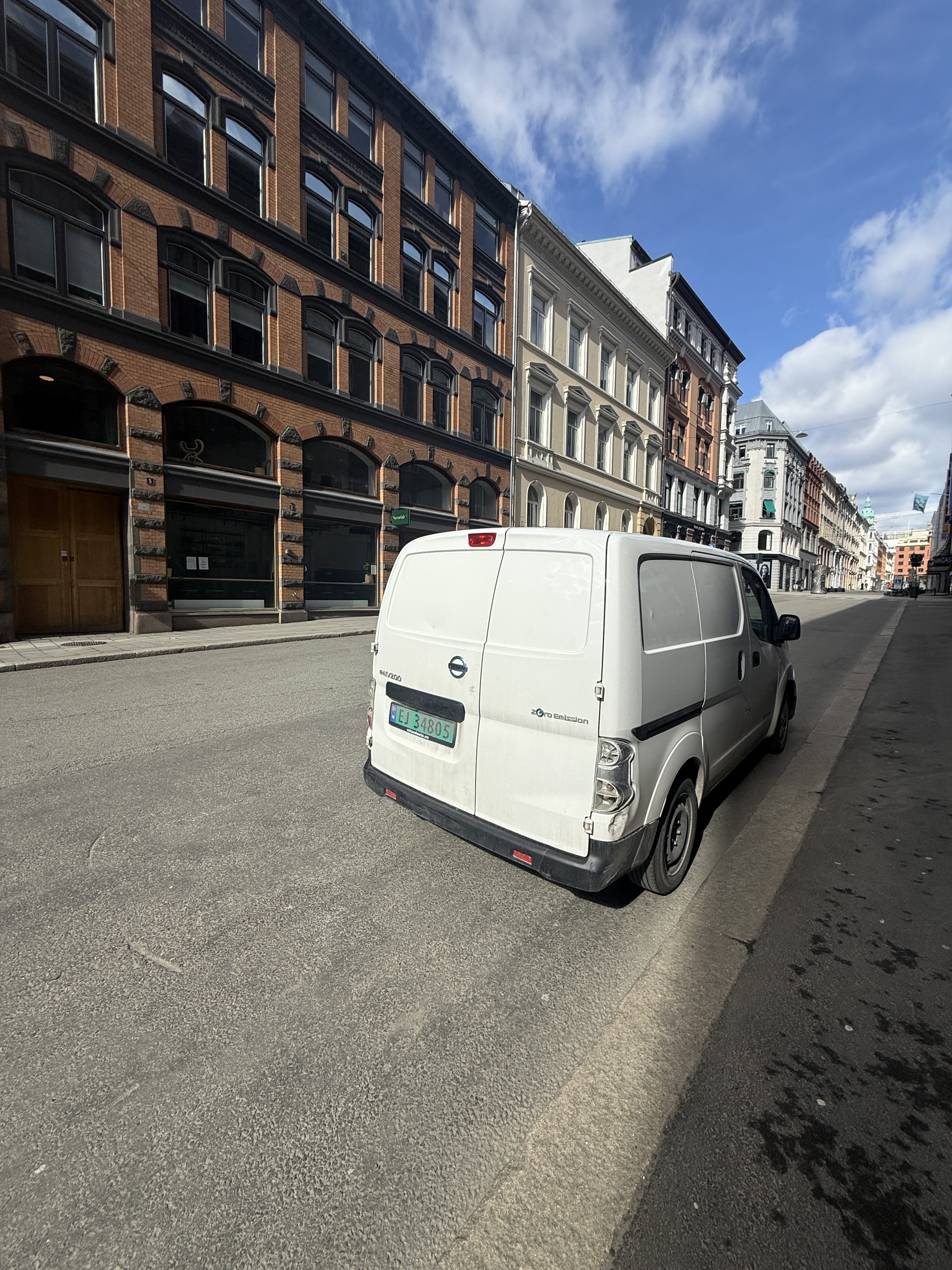 Nissan e-NV200 Evalia med Ryggekamera